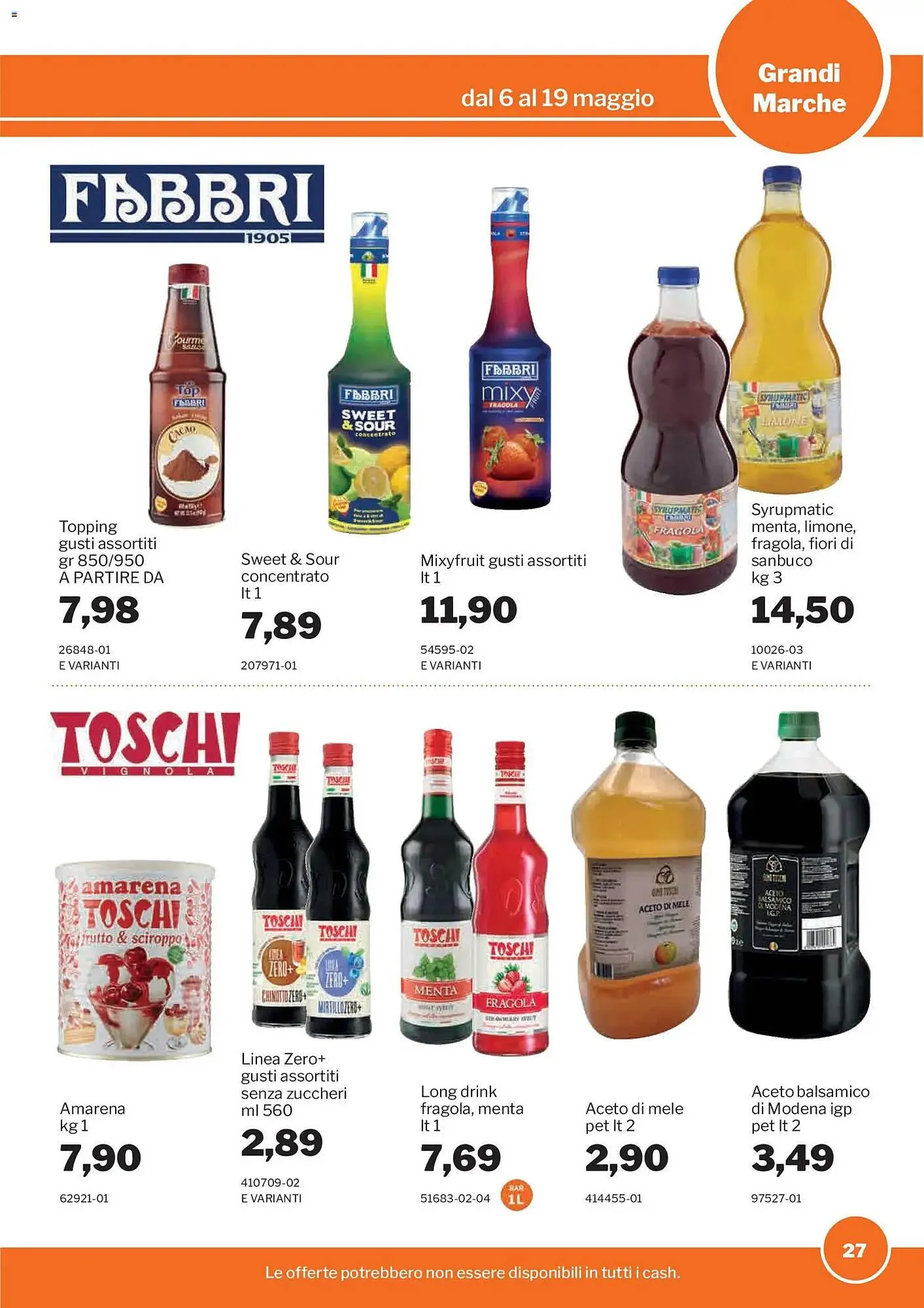 Volantino GrosMarket da 6 maggio a 19 maggio di 2026 - Pagina del volantino 27