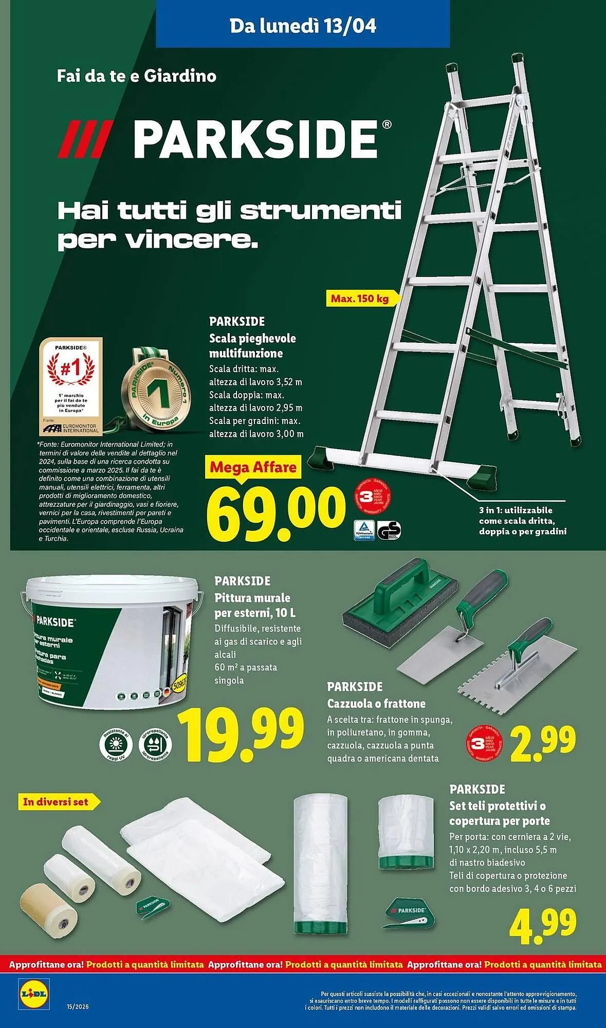 Volantino Lidl da 9 aprile a 15 aprile di 2026 - Pagina del volantino 34