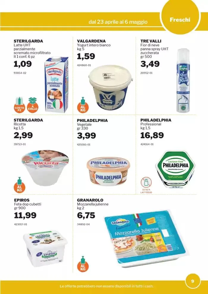 Volantino Food&Beverage da 23 aprile a 6 maggio di 2025 - Pagina del volantino 9