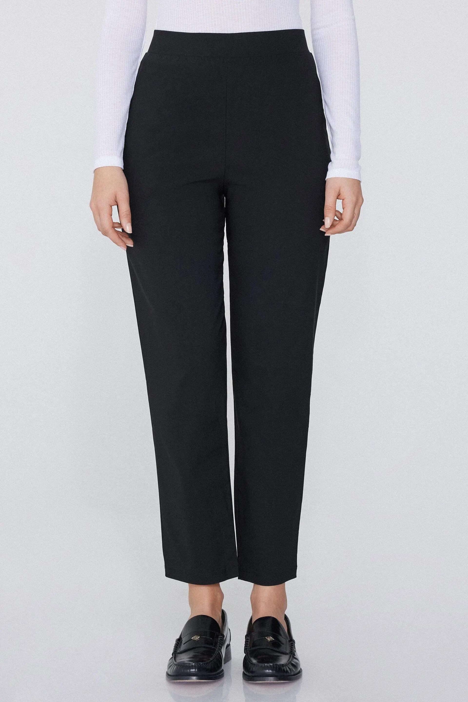 Pantaloni Lunghi in Tela a Sigaretta