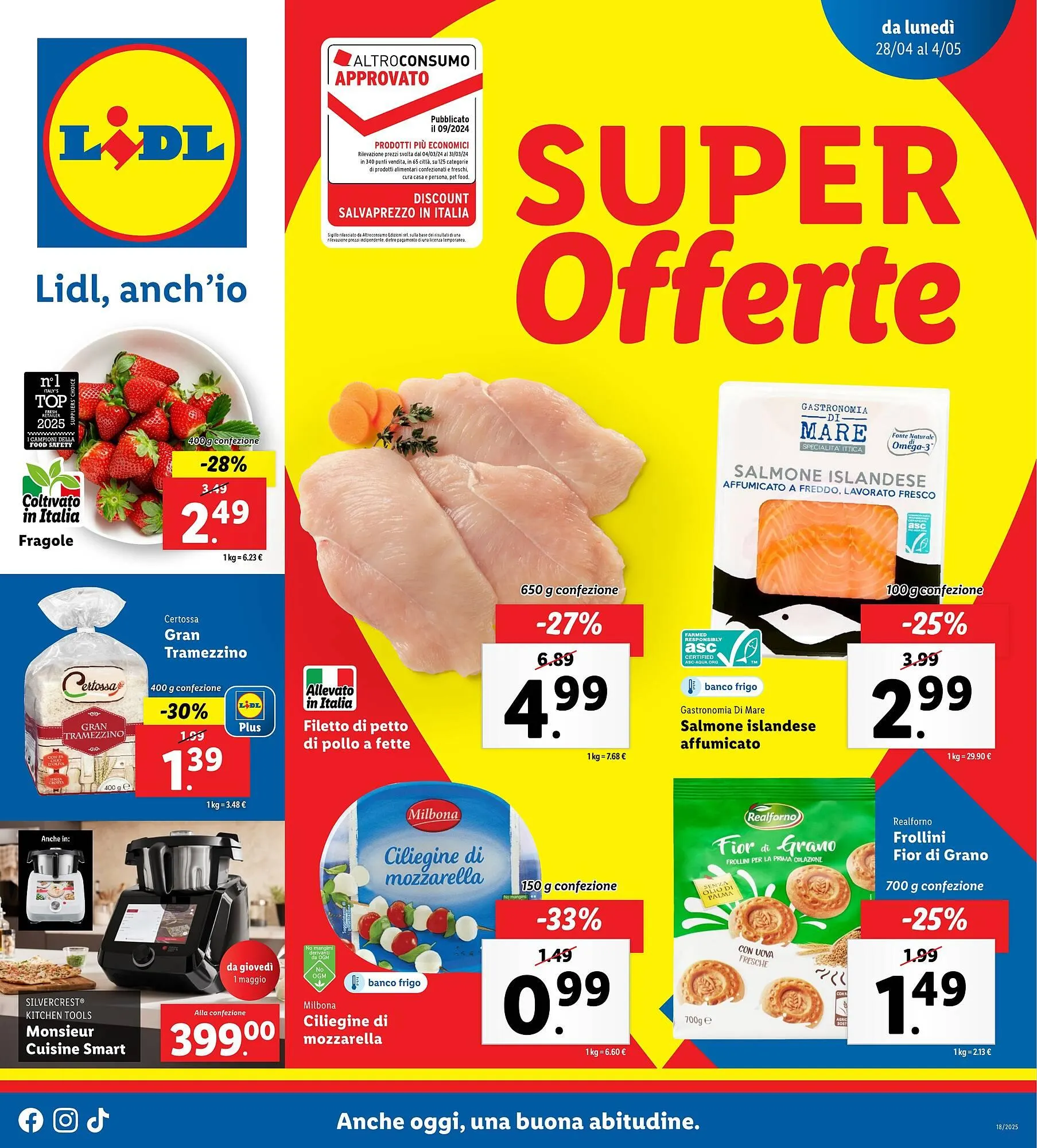Volantino Lidl da 28 aprile a 4 maggio di 2025 - Pagina del volantino 1