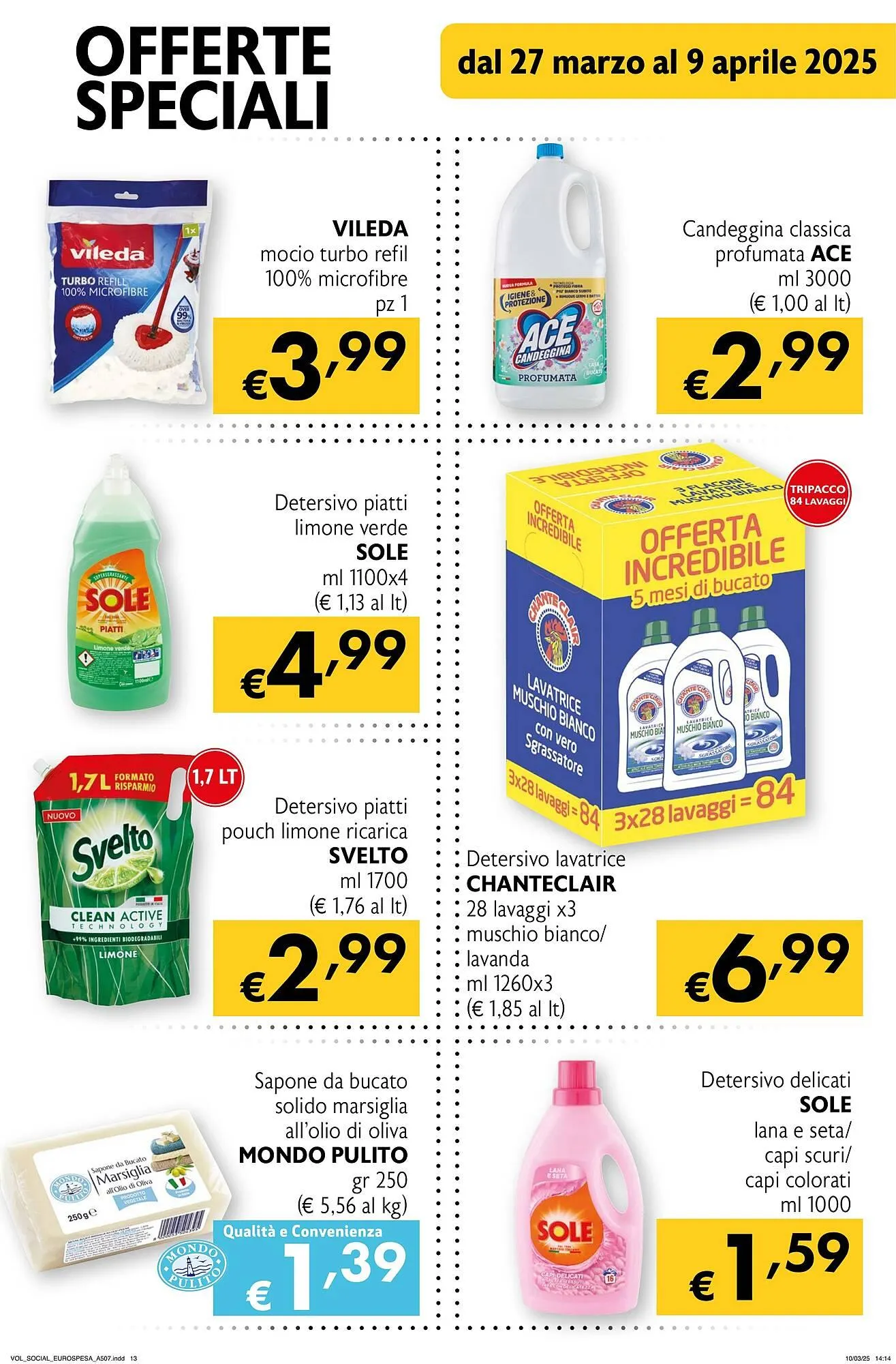 Volantino Eurospesa da 27 marzo a 9 aprile di 2025 - Pagina del volantino 13