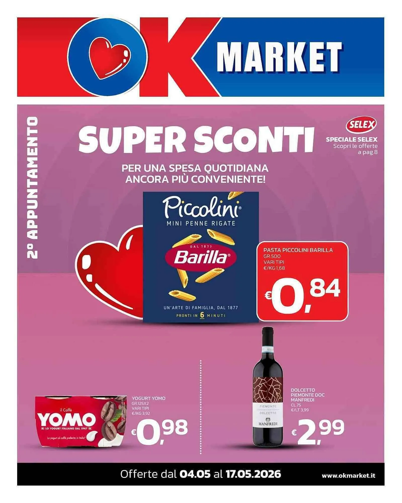 Volantino Ok Market da 4 maggio a 17 maggio di 2026 - Pagina del volantino 1