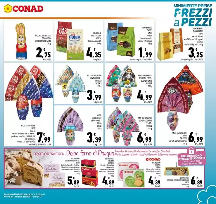 Prezzi a pezzi da 25 marzo a 7 aprile di 2025 - Pagina del volantino 19