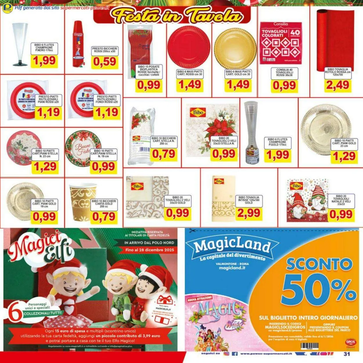 Pewex Volantino attuale da 29 dicembre a 12 gennaio di 2026 - Pagina del volantino 31