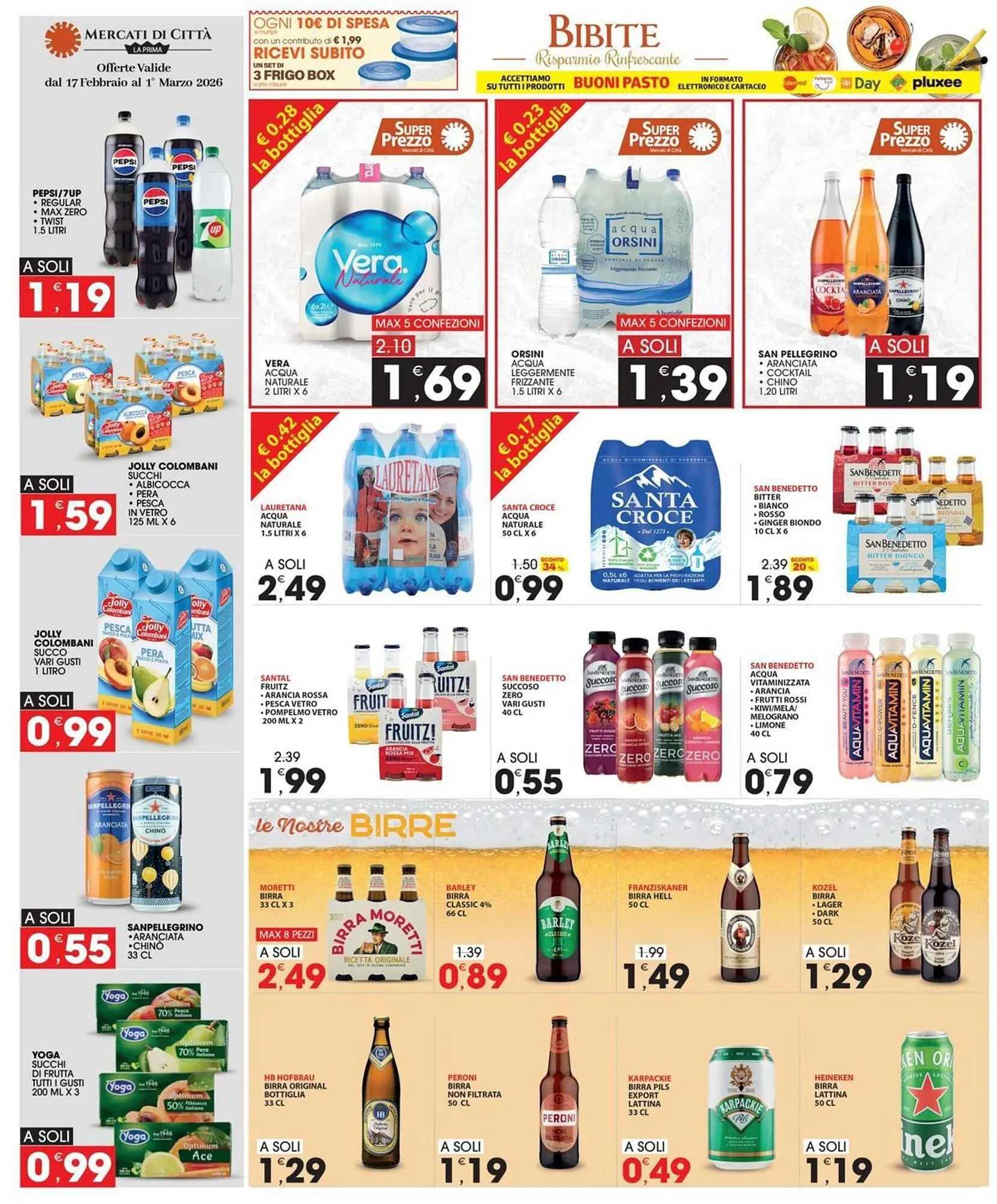 Volantino Mercati di Città La Prima da 17 febbraio a 1 marzo di 2026 - Pagina del volantino 20