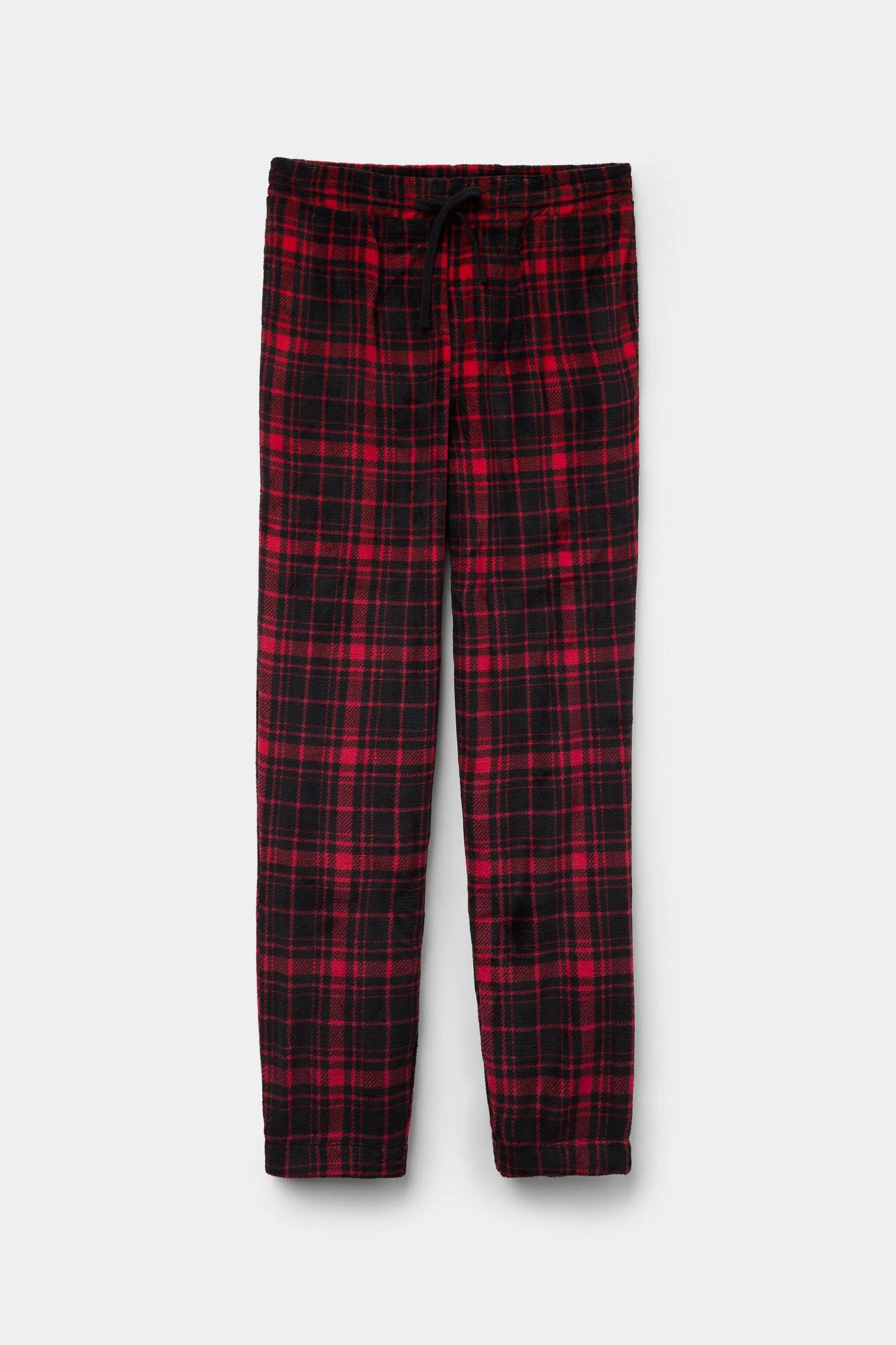 Pantaloni Lunghi in Pile Leggero con Tasche