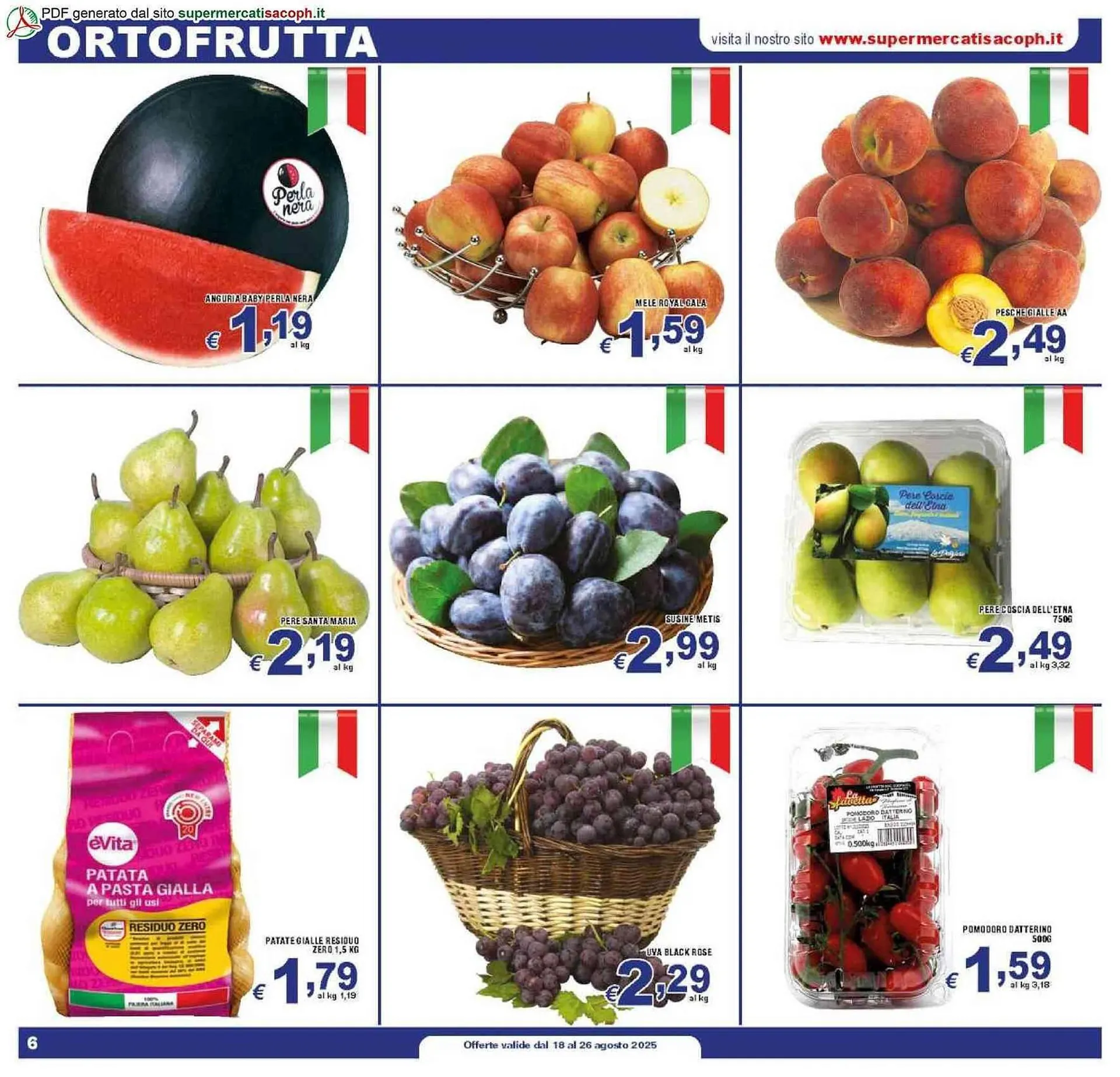 Volantino Sacoph da 18 agosto a 26 agosto di 2025 - Pagina del volantino 6