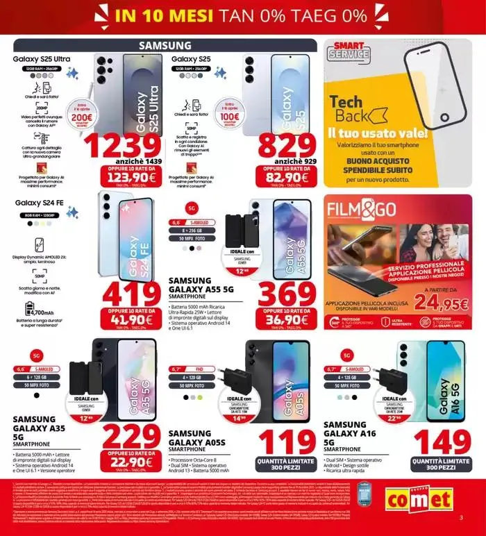 Zero scusa, tasso zero da Comet! da 3 aprile a 16 aprile di 2025 - Pagina del volantino 3