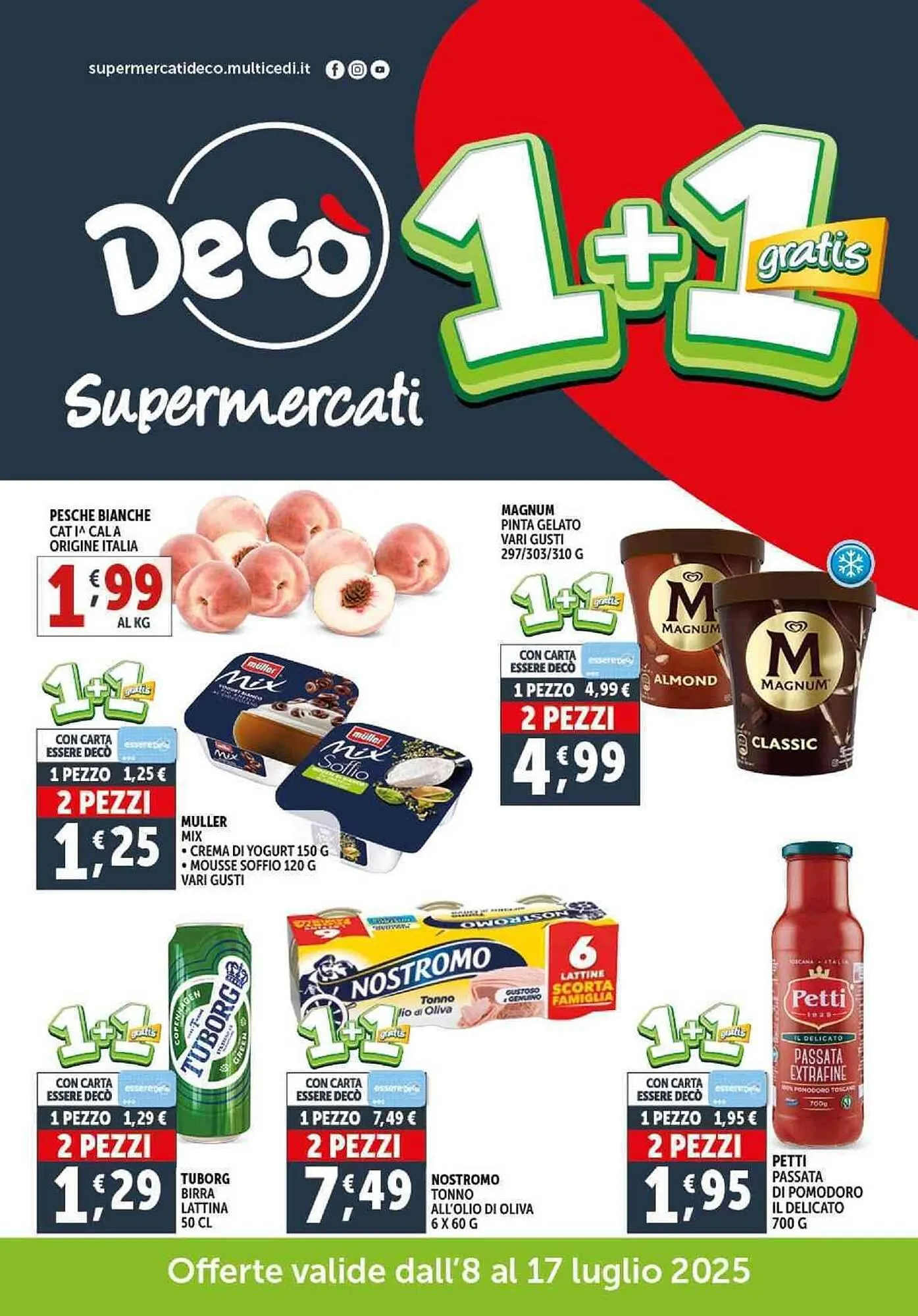Volantino Deco Supermercati da 8 luglio a 17 luglio di 2025 - Pagina del volantino 1