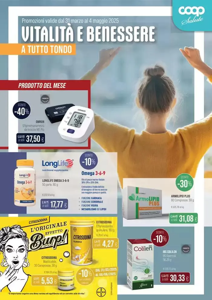 Coop Salute da 31 marzo a 4 maggio di 2025 - Pagina del volantino 1