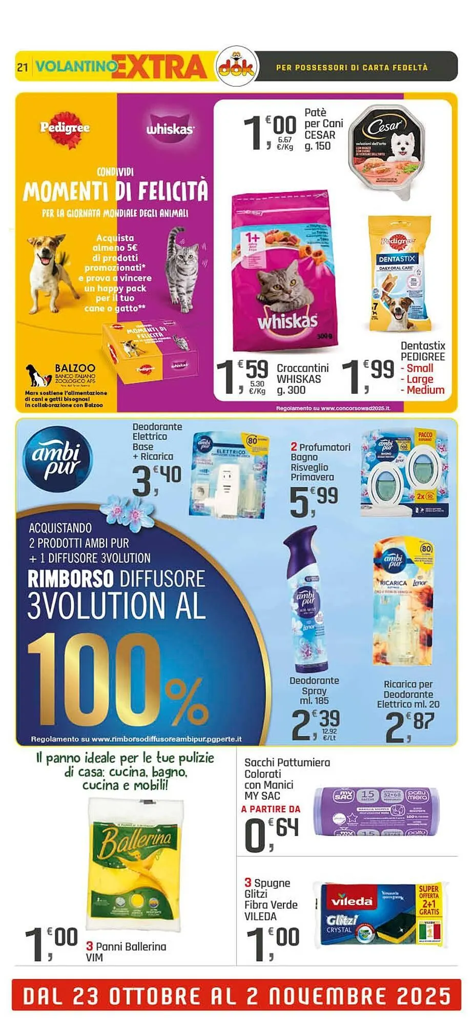 Volantino Supermercati Dok da 23 ottobre a 2 novembre di 2025 - Pagina del volantino 21