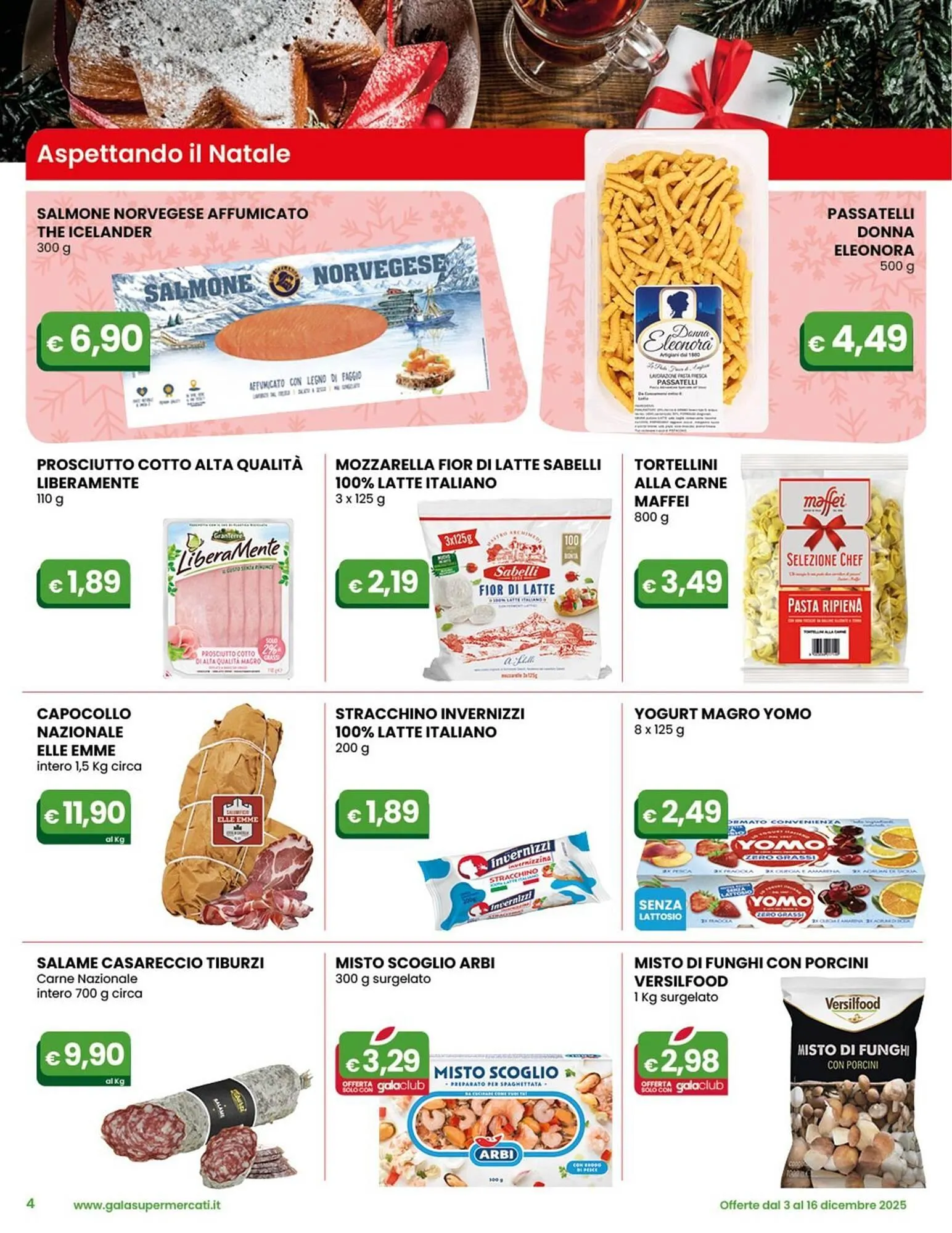 Volantino Gala Supermercati da 3 dicembre a 16 dicembre di 2025 - Pagina del volantino 4