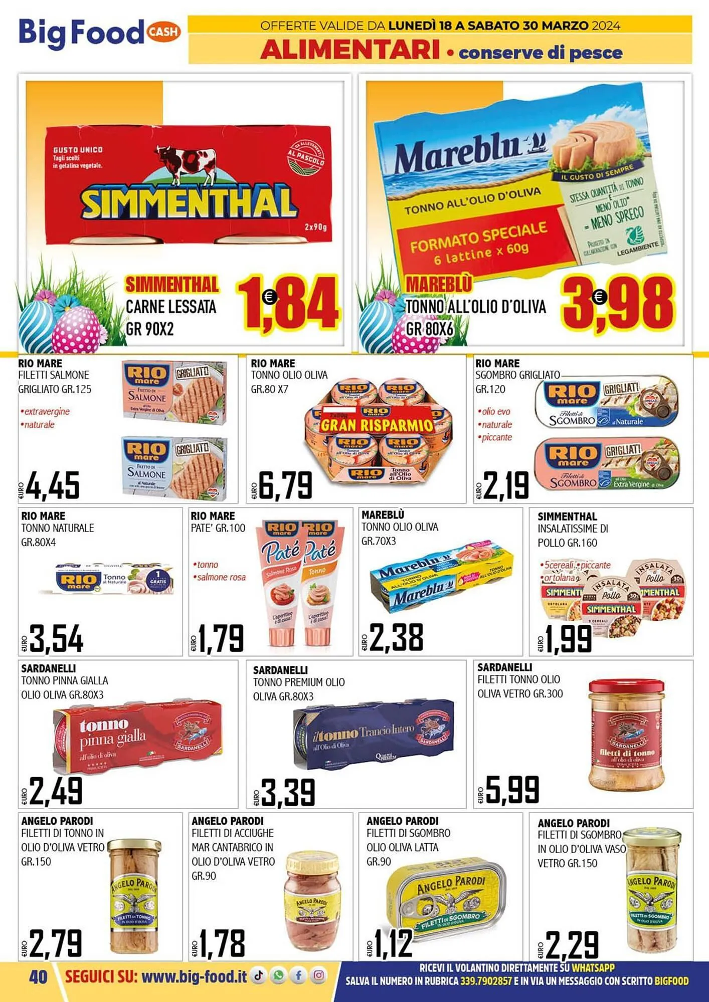 Volantino Big Food da 18 marzo a 30 marzo di 2024 - Pagina del volantino 40