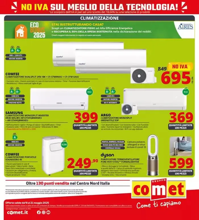 No IVA sul meglio della tecnologia! da 8 maggio a 21 maggio di 2025 - Pagina del volantino 40