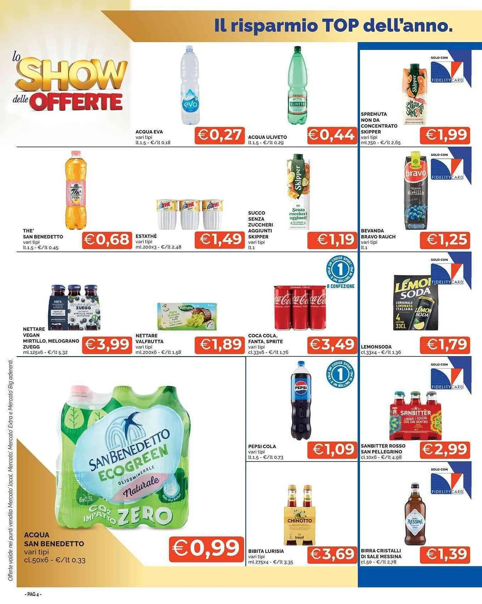 Volantino Mercatò Big da 5 settembre a 18 settembre di 2024 - Pagina del volantino 4