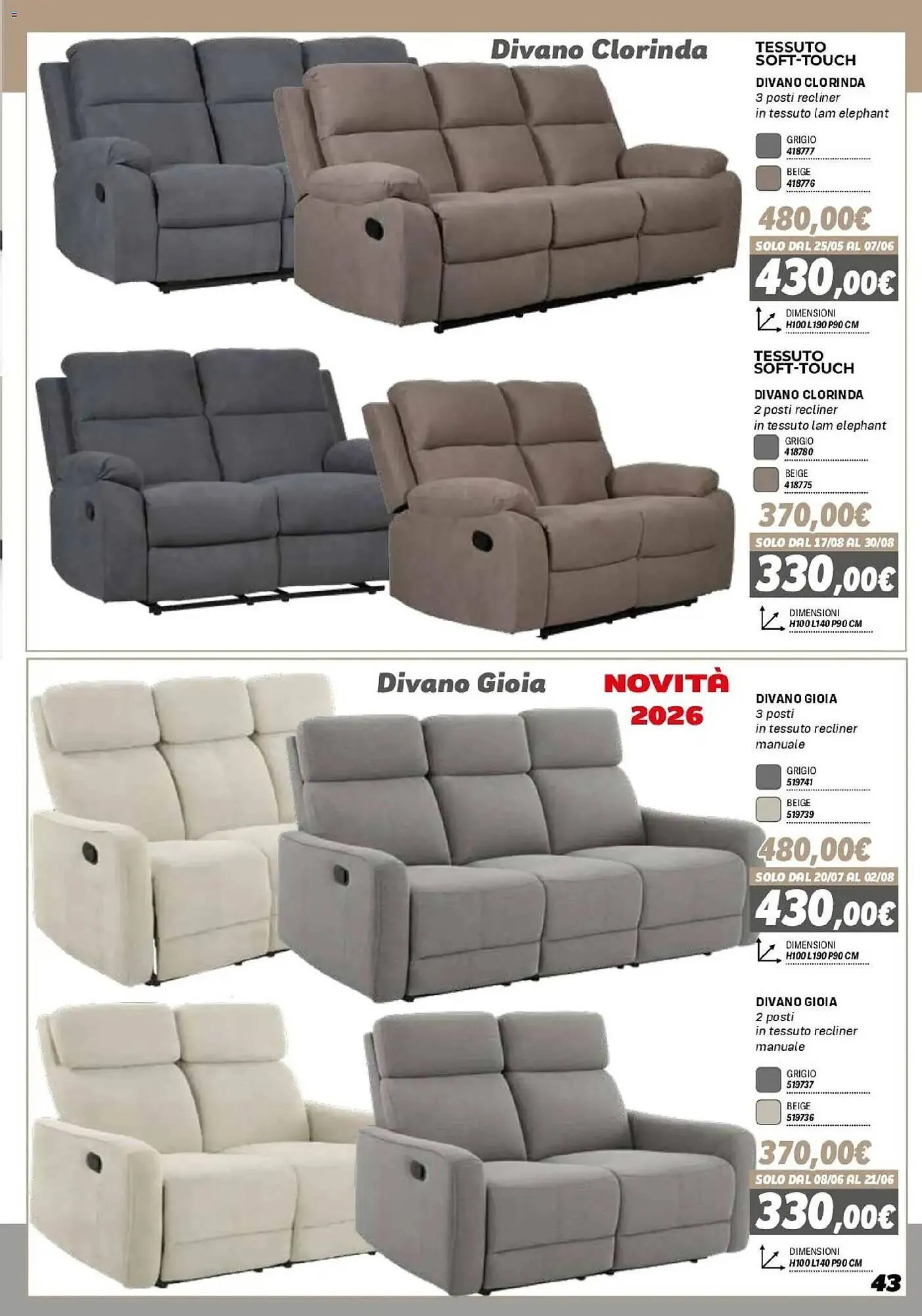 Volantino Orizzonte da 16 gennaio a 27 settembre di 2026 - Pagina del volantino 43