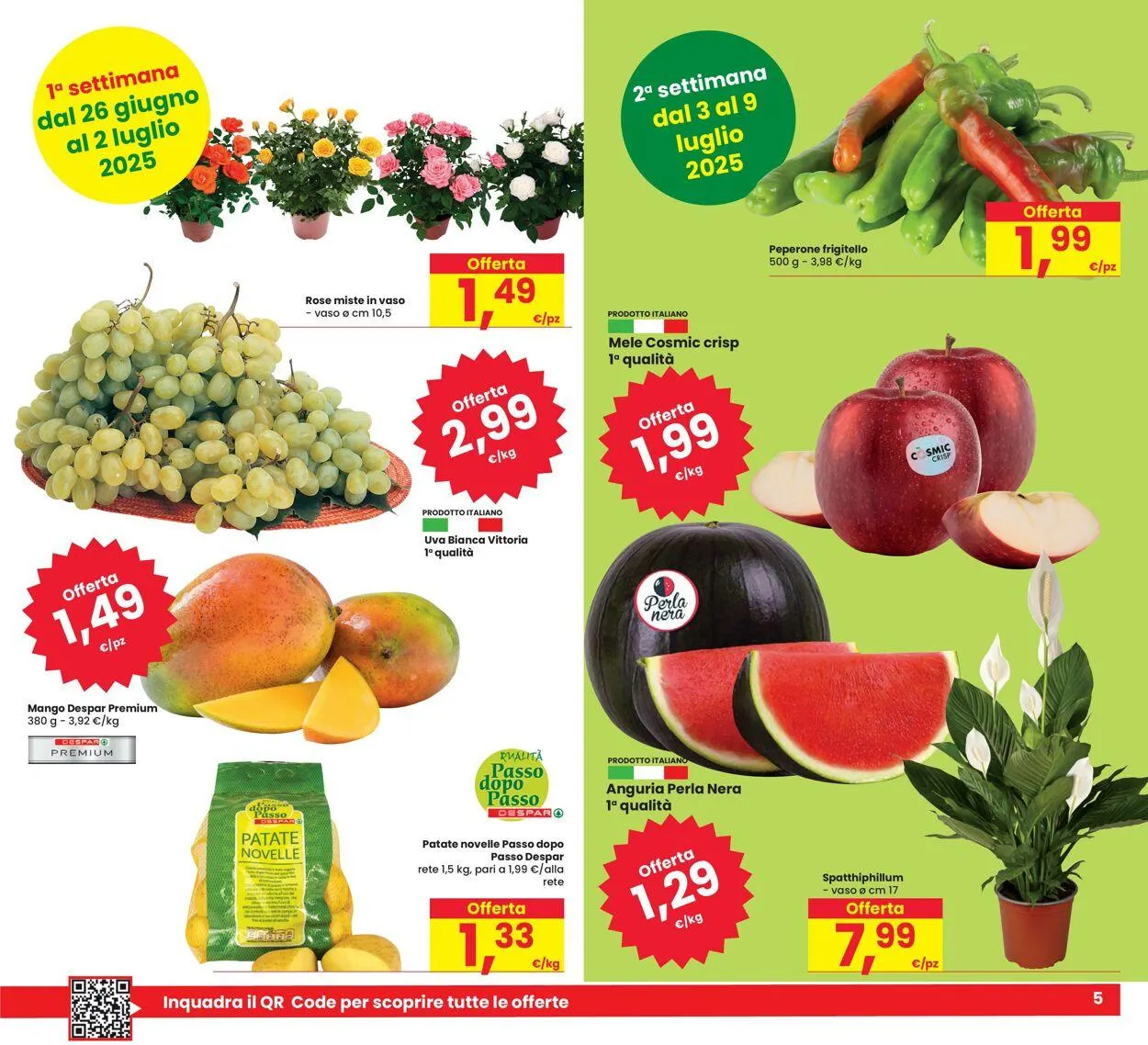 Eurospar Volantino attuale da 26 giugno a 9 luglio di 2025 - Pagina del volantino 5