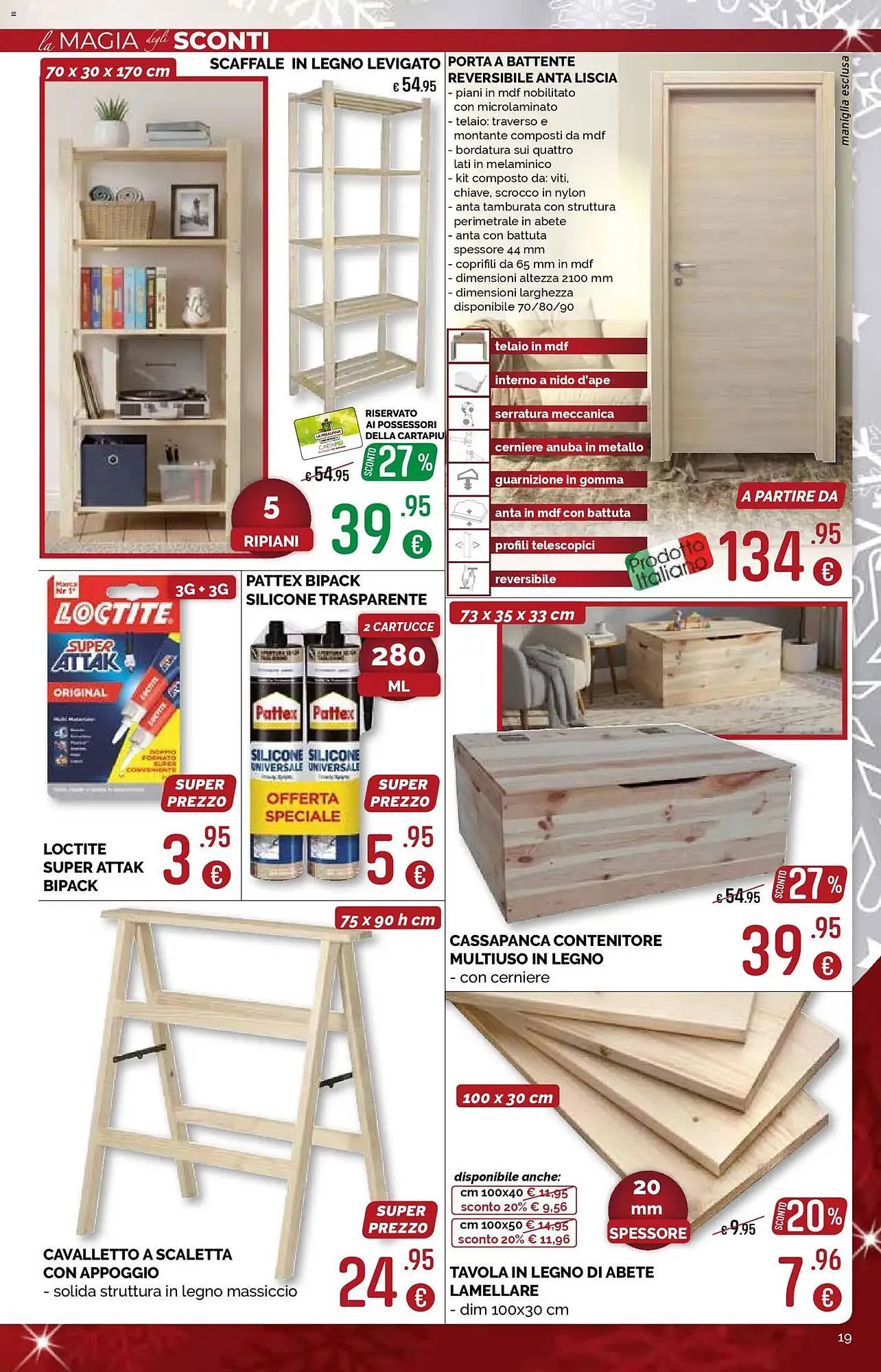 Volantino La Prealpina da 28 novembre a 24 dicembre di 2025 - Pagina del volantino 19