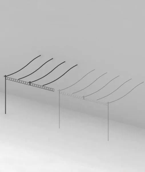 Estensione doppia addossata Tibisco senza copertura