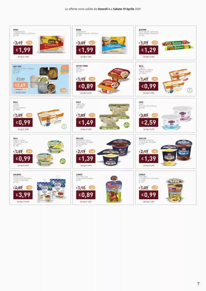 Per Pasqua solo eccellenze! da 4 aprile a 19 aprile di 2025 - Pagina del volantino 7
