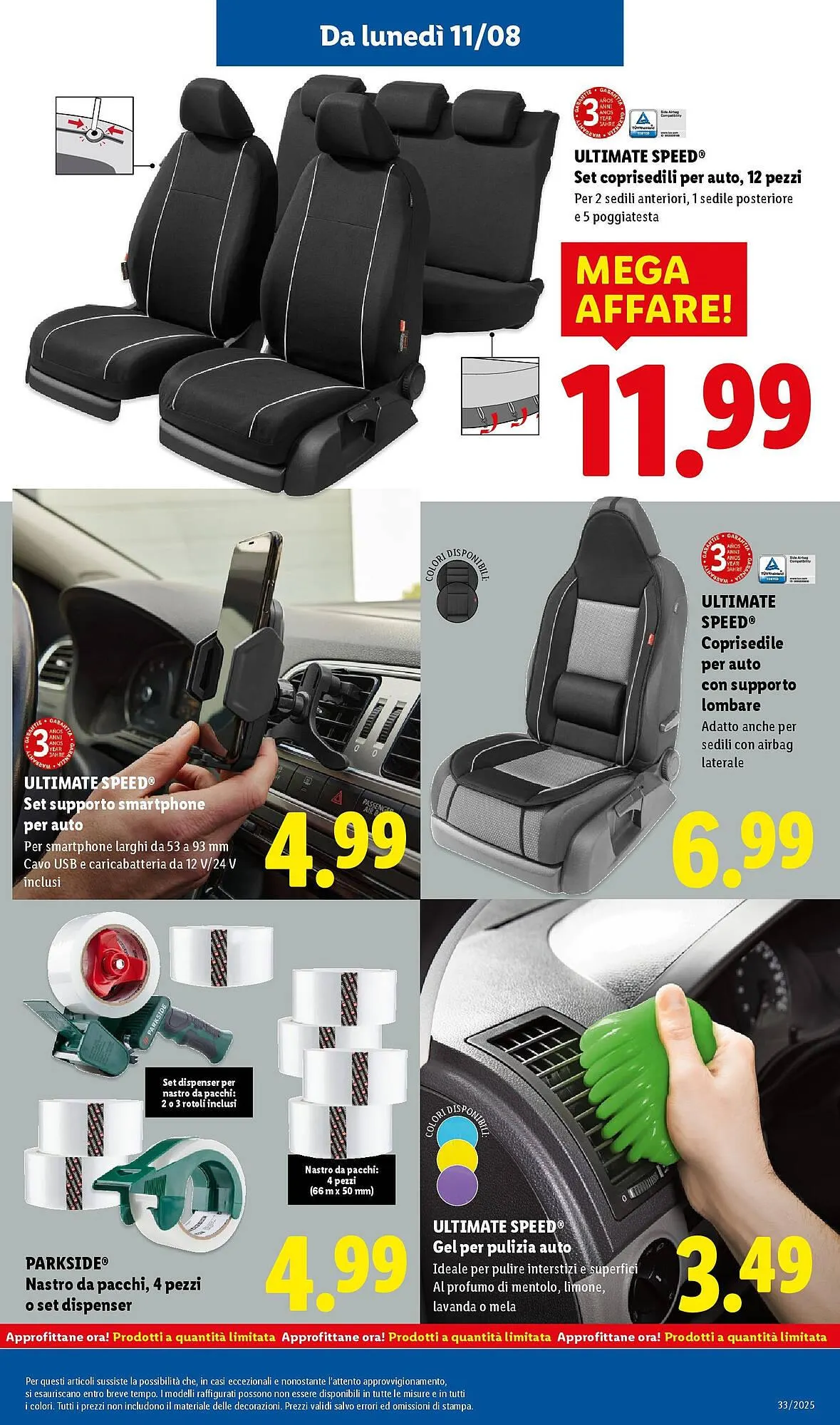 Volantino Lidl da 11 agosto a 17 agosto di 2025 - Pagina del volantino 33