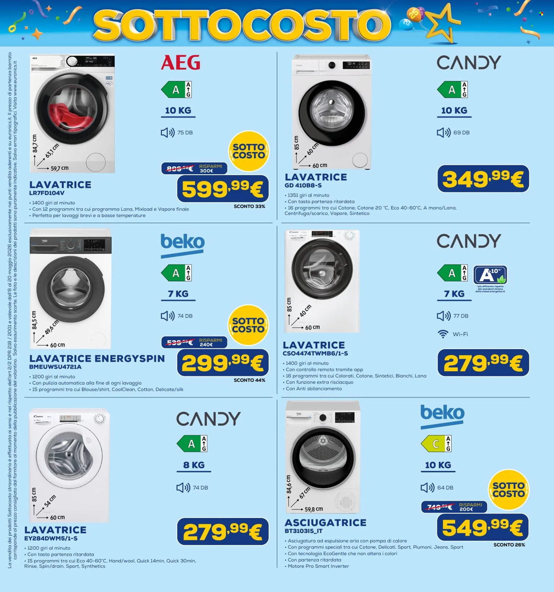 Volantino Euronics da 8 maggio a 20 maggio di 2026 - Pagina del volantino 36