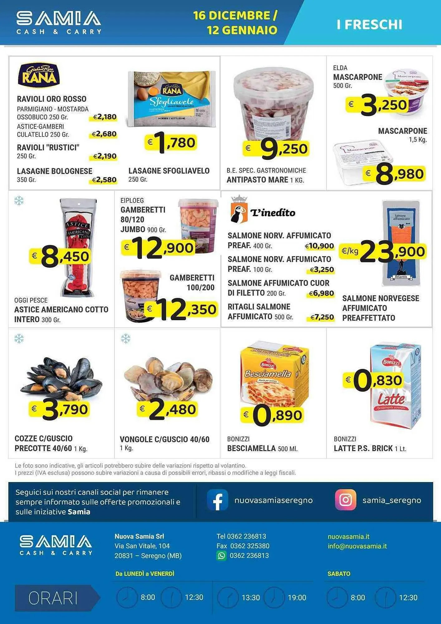 Volantino Samia Cash and Carry da 16 dicembre a 12 gennaio di 2024 - Pagina del volantino 8