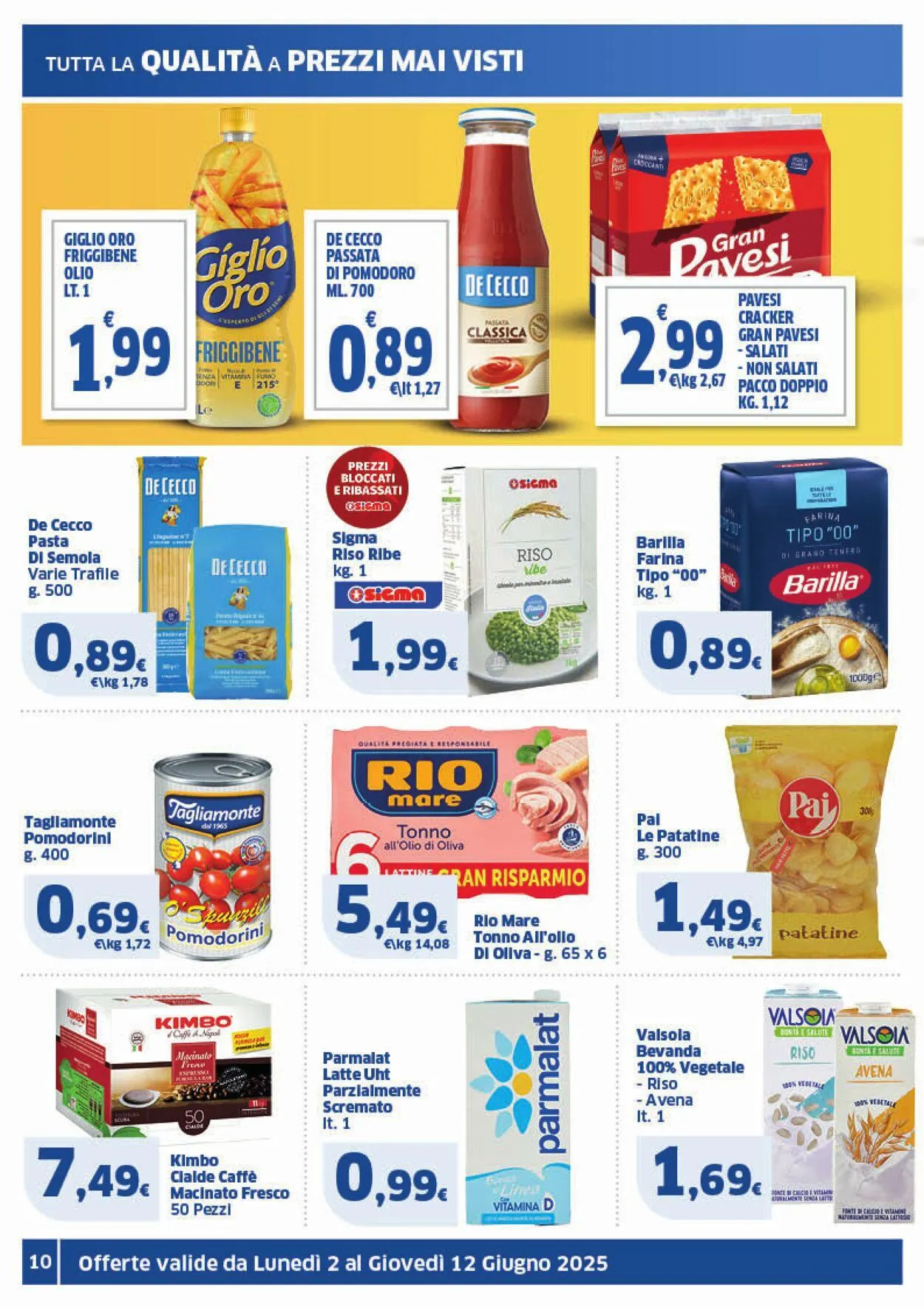 Sigma - Napoli Volantino attuale da 2 giugno a 12 giugno di 2025 - Pagina del volantino 10