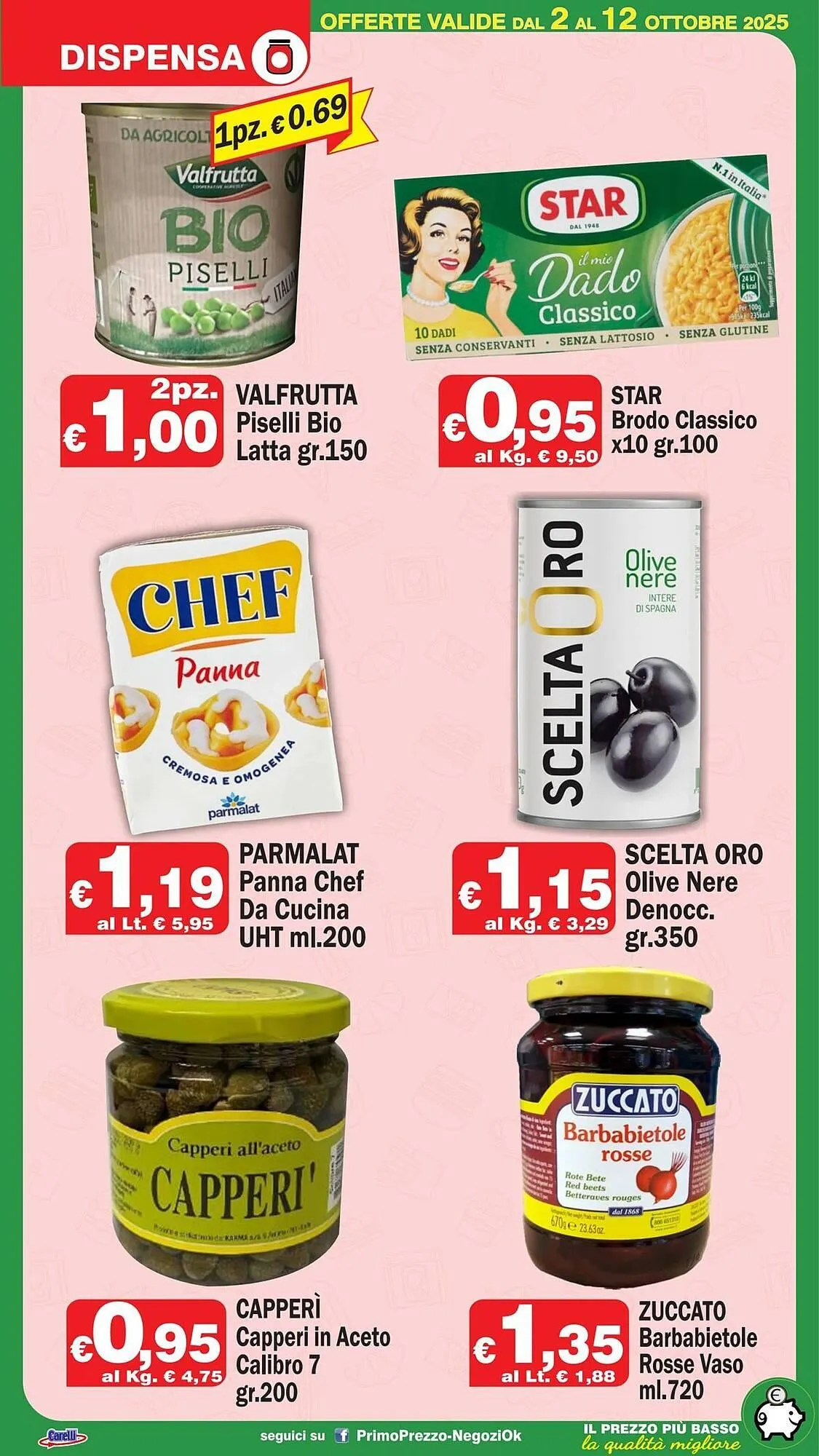 Volantino Primo Prezzo da 2 ottobre a 12 ottobre di 2025 - Pagina del volantino 9