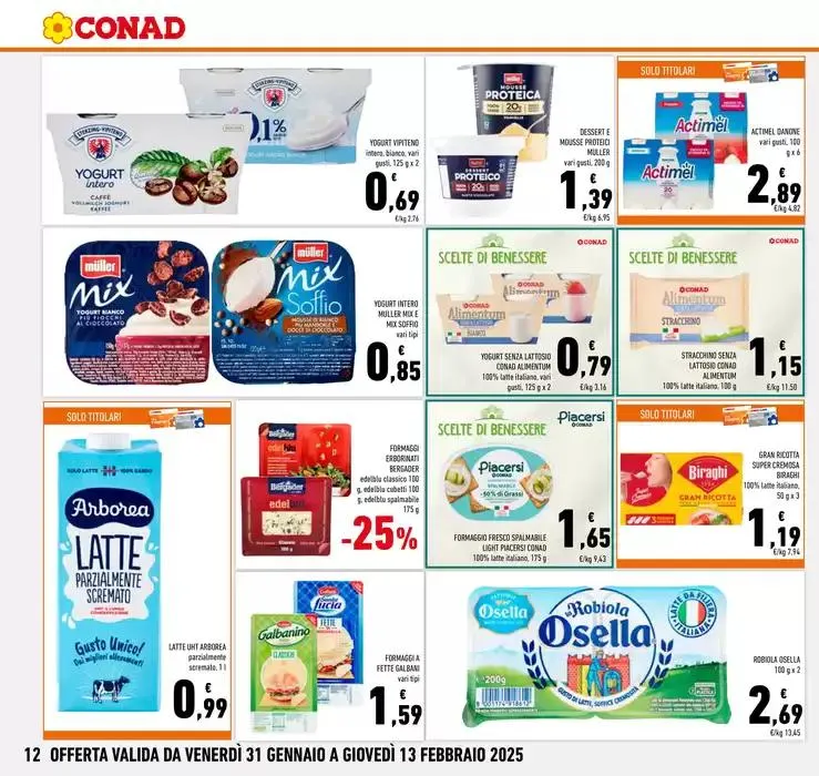CAMPIONI DEL RISPARMIO da 31 gennaio a 13 febbraio di 2025 - Pagina del volantino 12