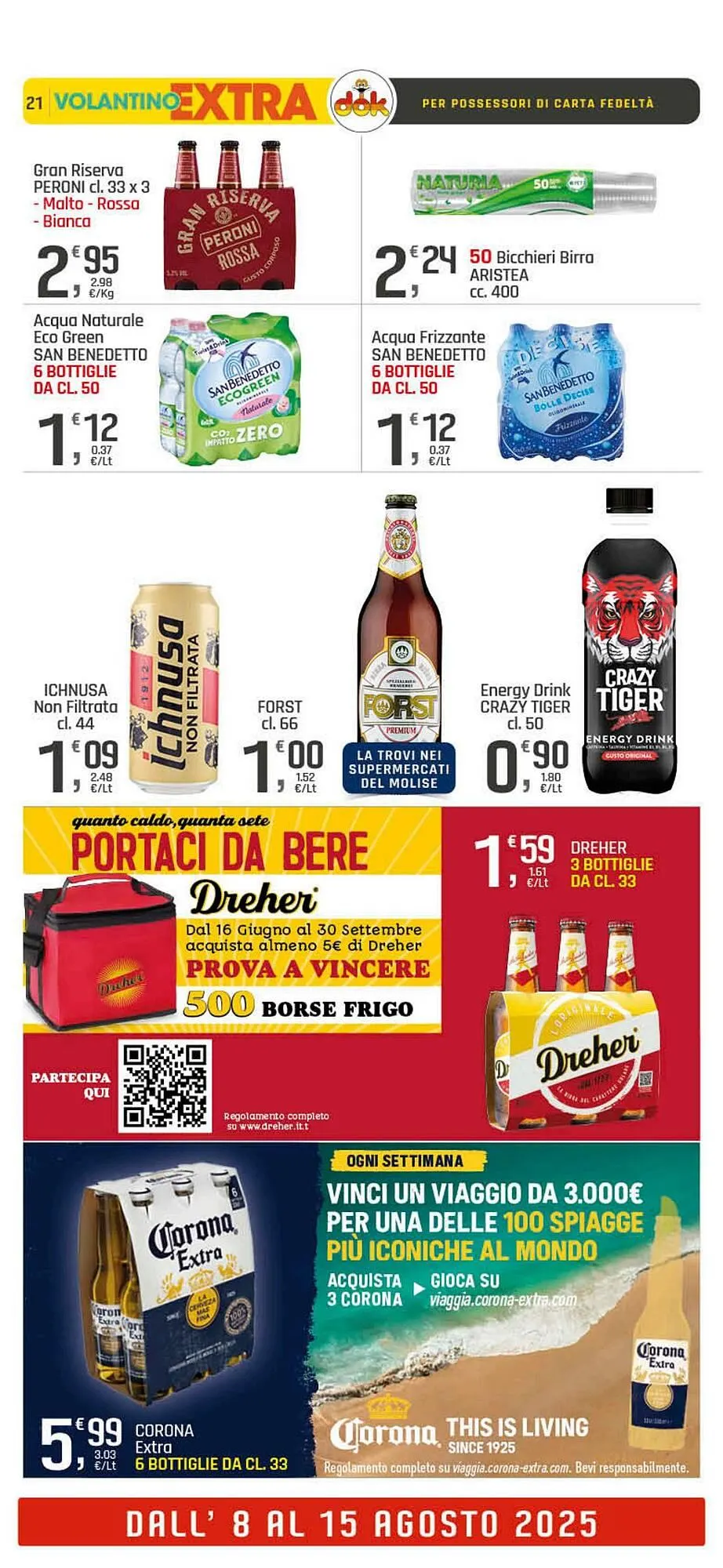 Volantino Supermercati Dok da 8 agosto a 15 agosto di 2025 - Pagina del volantino 21