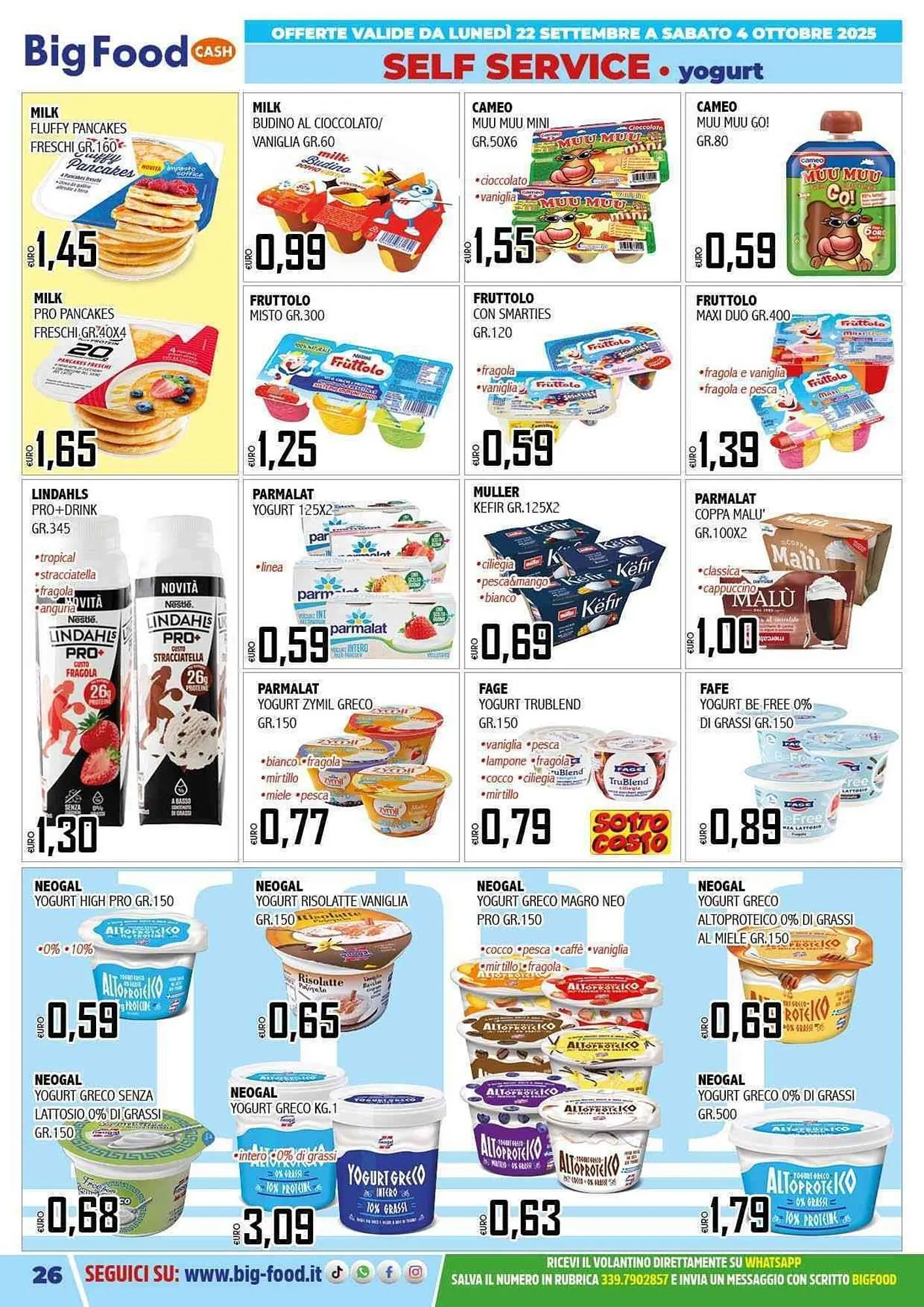 Volantino Big Food da 22 settembre a 4 ottobre di 2025 - Pagina del volantino 26