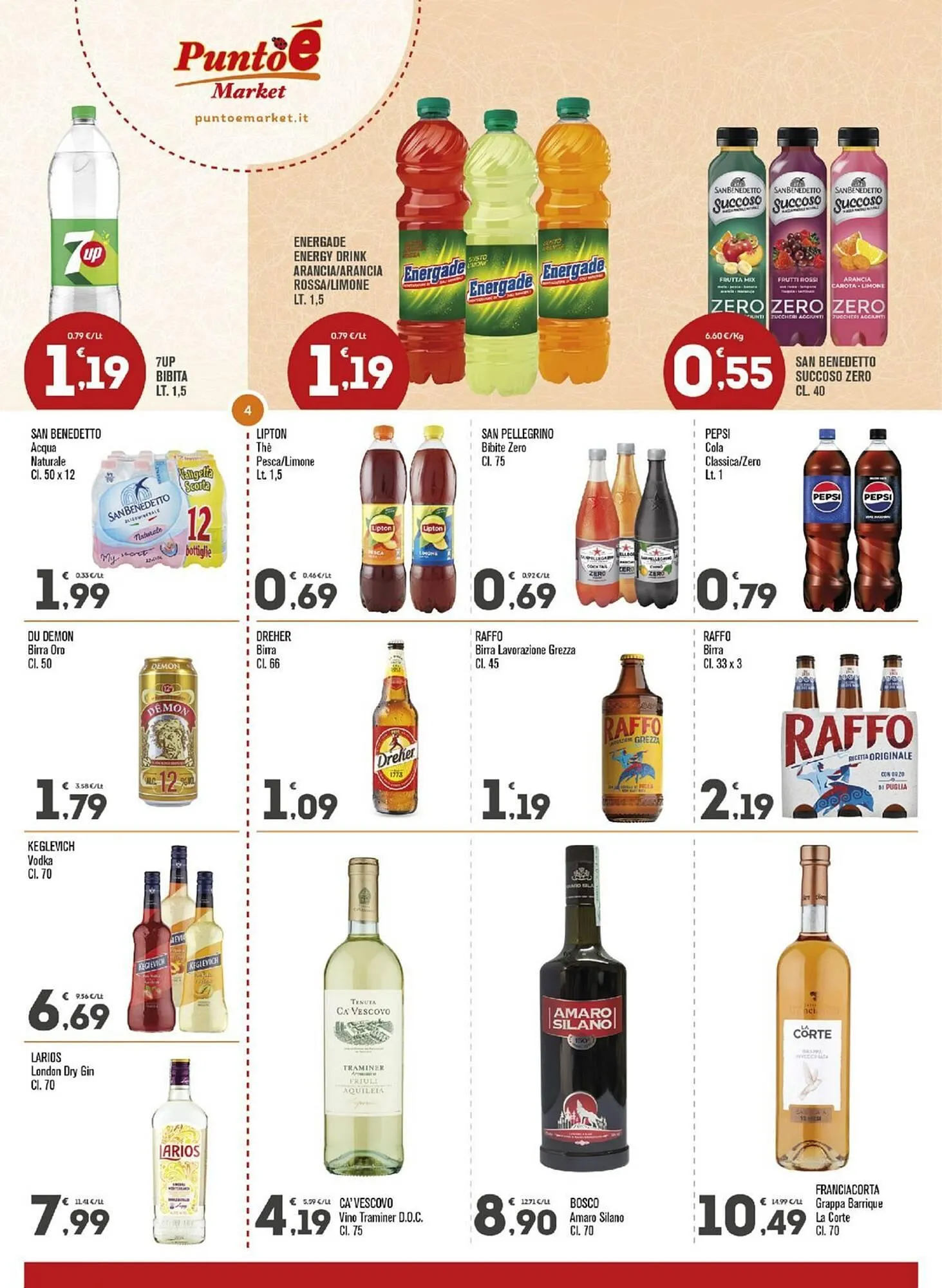 Volantino Punto é market da 23 giugno a 6 luglio di 2025 - Pagina del volantino 4