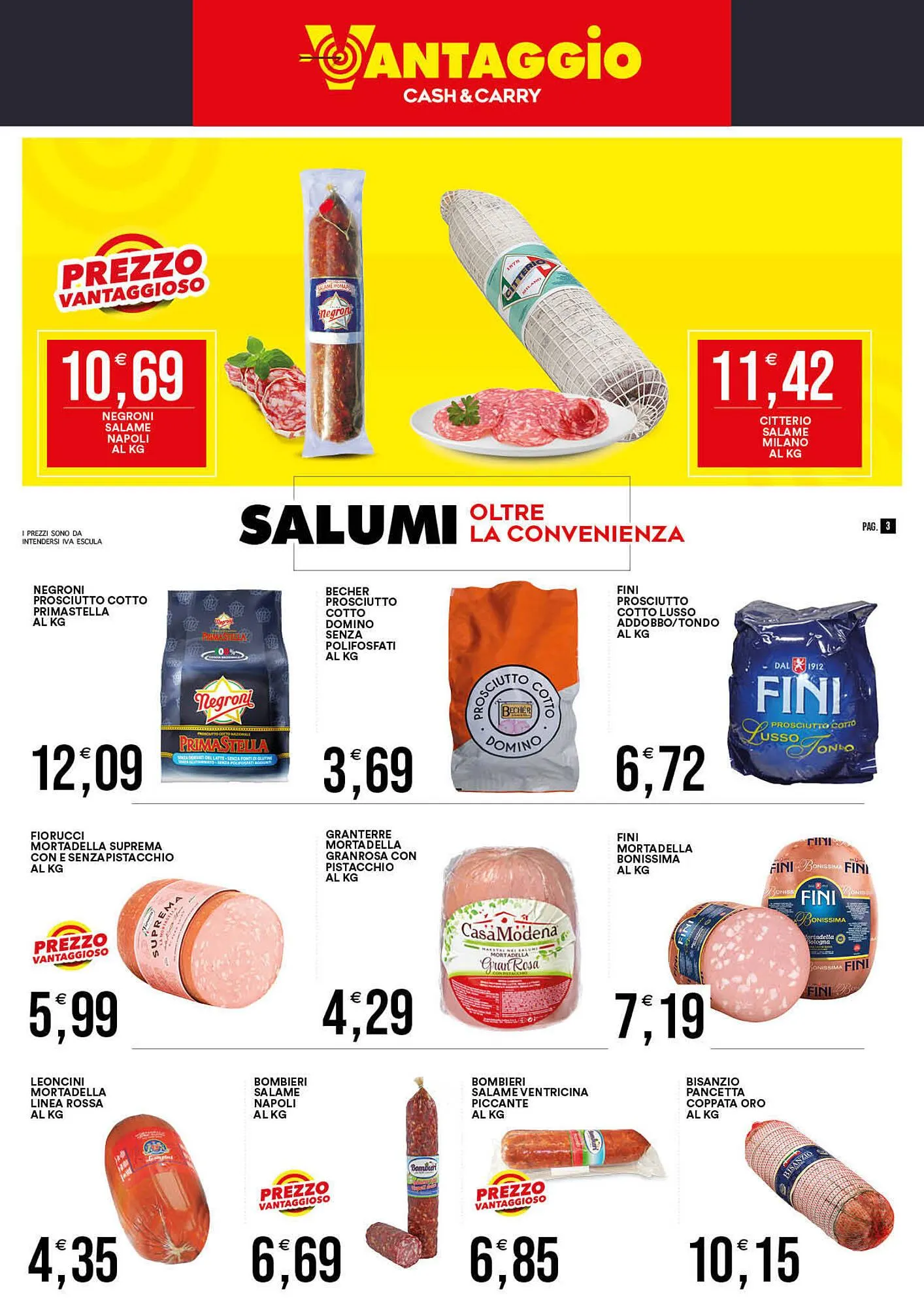 Volantino Vantaggio Cash&Carry da 30 giugno a 12 luglio di 2025 - Pagina del volantino 3