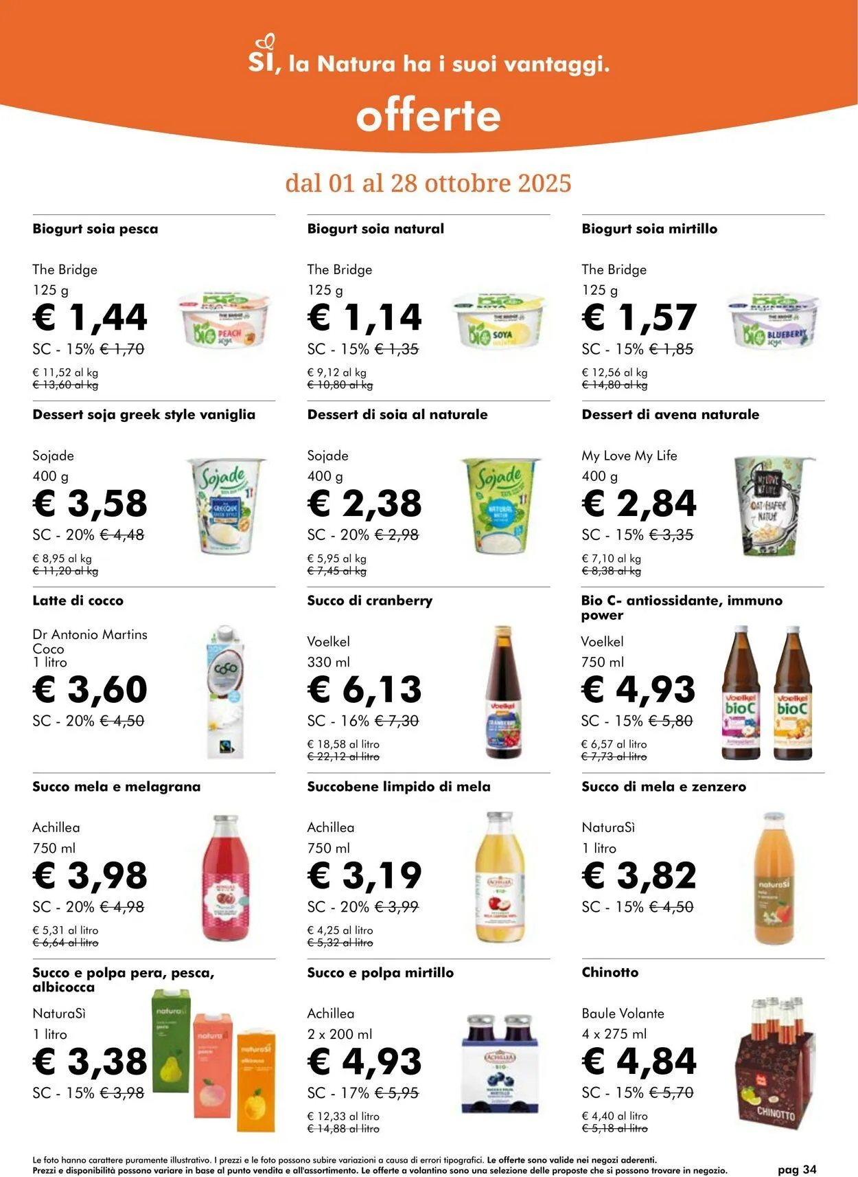 Natura Sì Volantino attuale da 6 novembre a 20 novembre di 2025 - Pagina del volantino 33