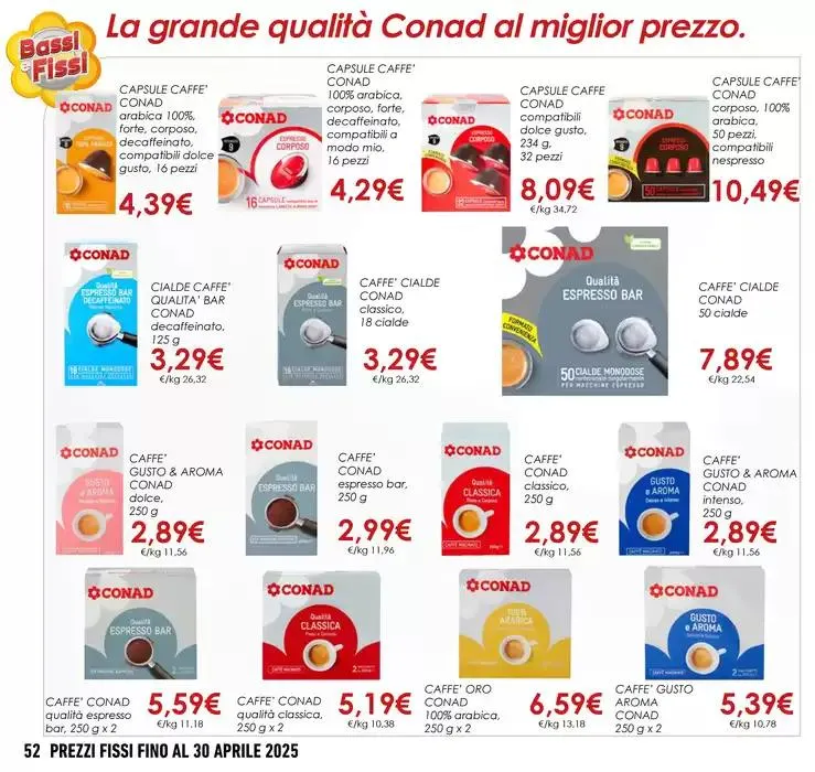 BASSI & FISSI da 2 gennaio a 30 aprile di 2025 - Pagina del volantino 52