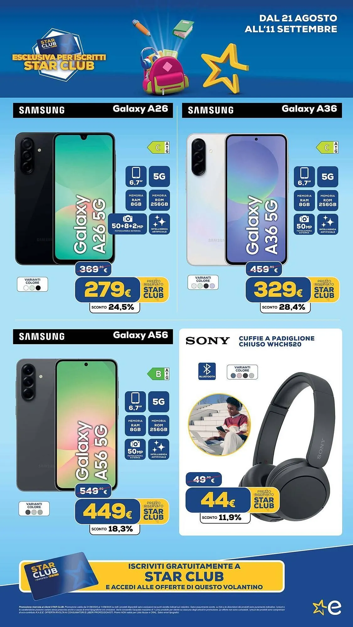 Volantino Euronics da 21 agosto a 11 settembre di 2025 - Pagina del volantino 21