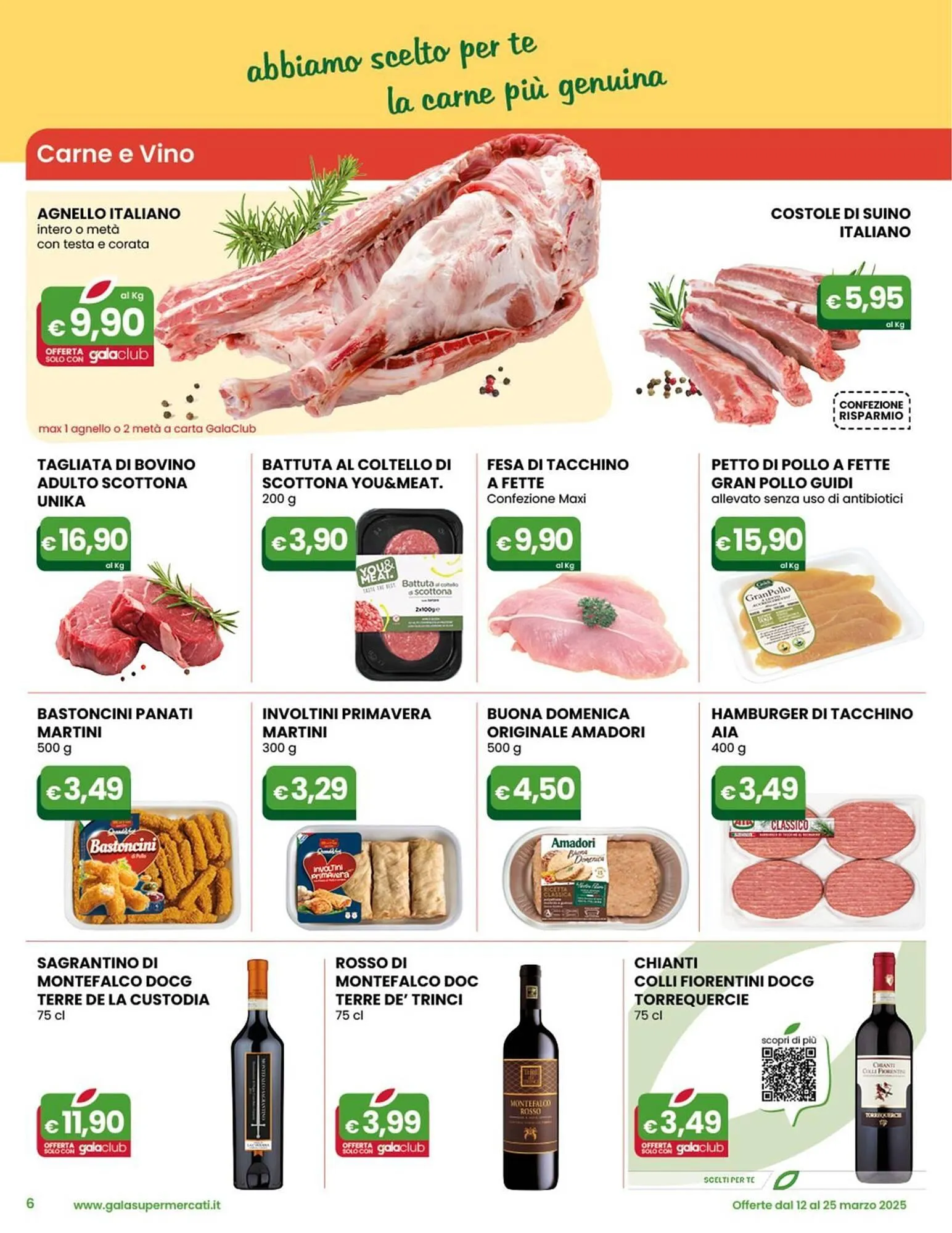 Volantino Gala Supermercati da 12 marzo a 25 marzo di 2025 - Pagina del volantino 6