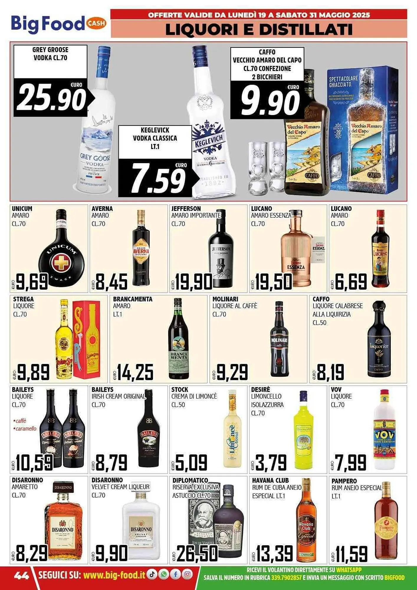 Volantino Big Food da 19 maggio a 31 maggio di 2025 - Pagina del volantino 44