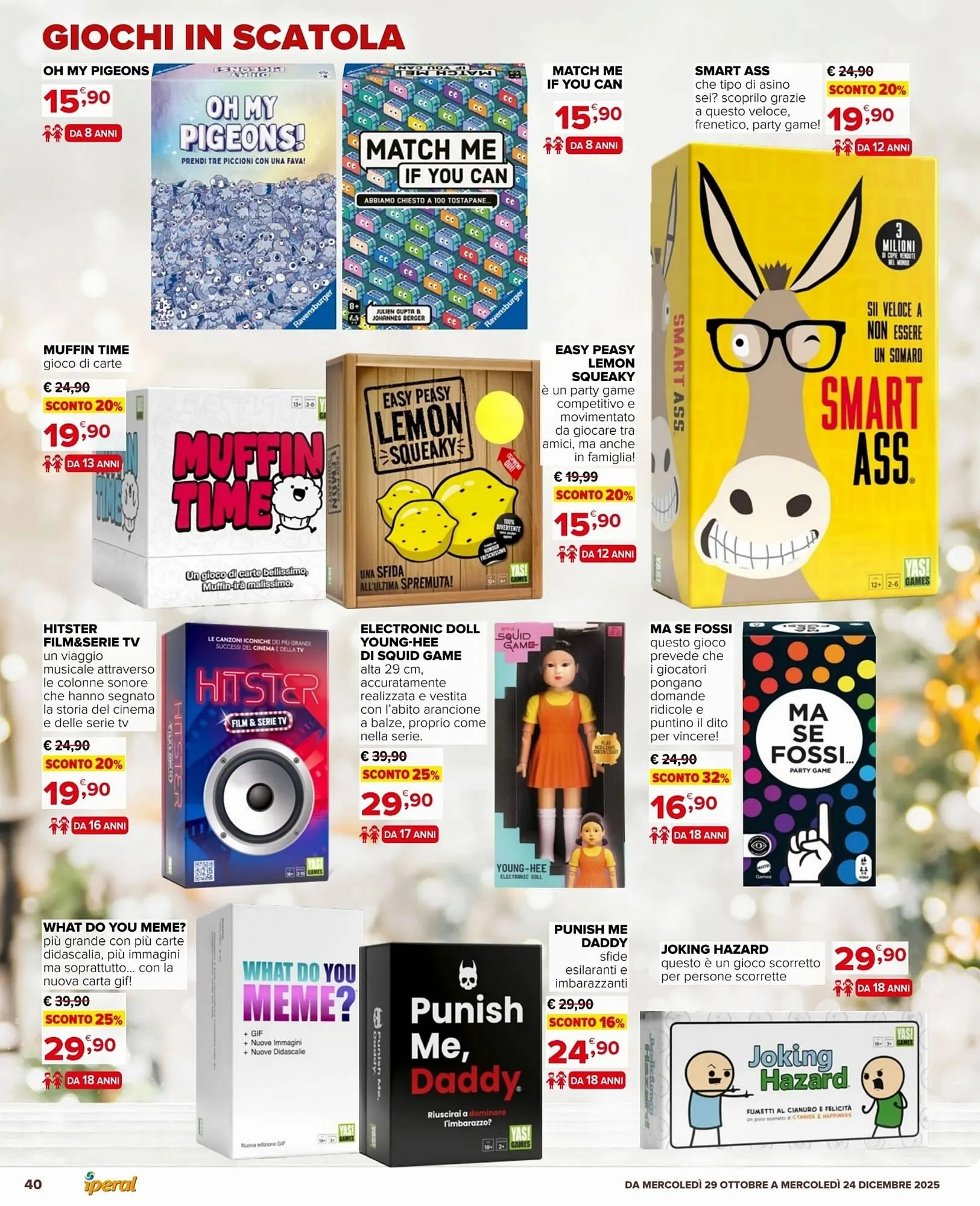 Volantino Iperal da 29 ottobre a 24 dicembre di 2025 - Pagina del volantino 40
