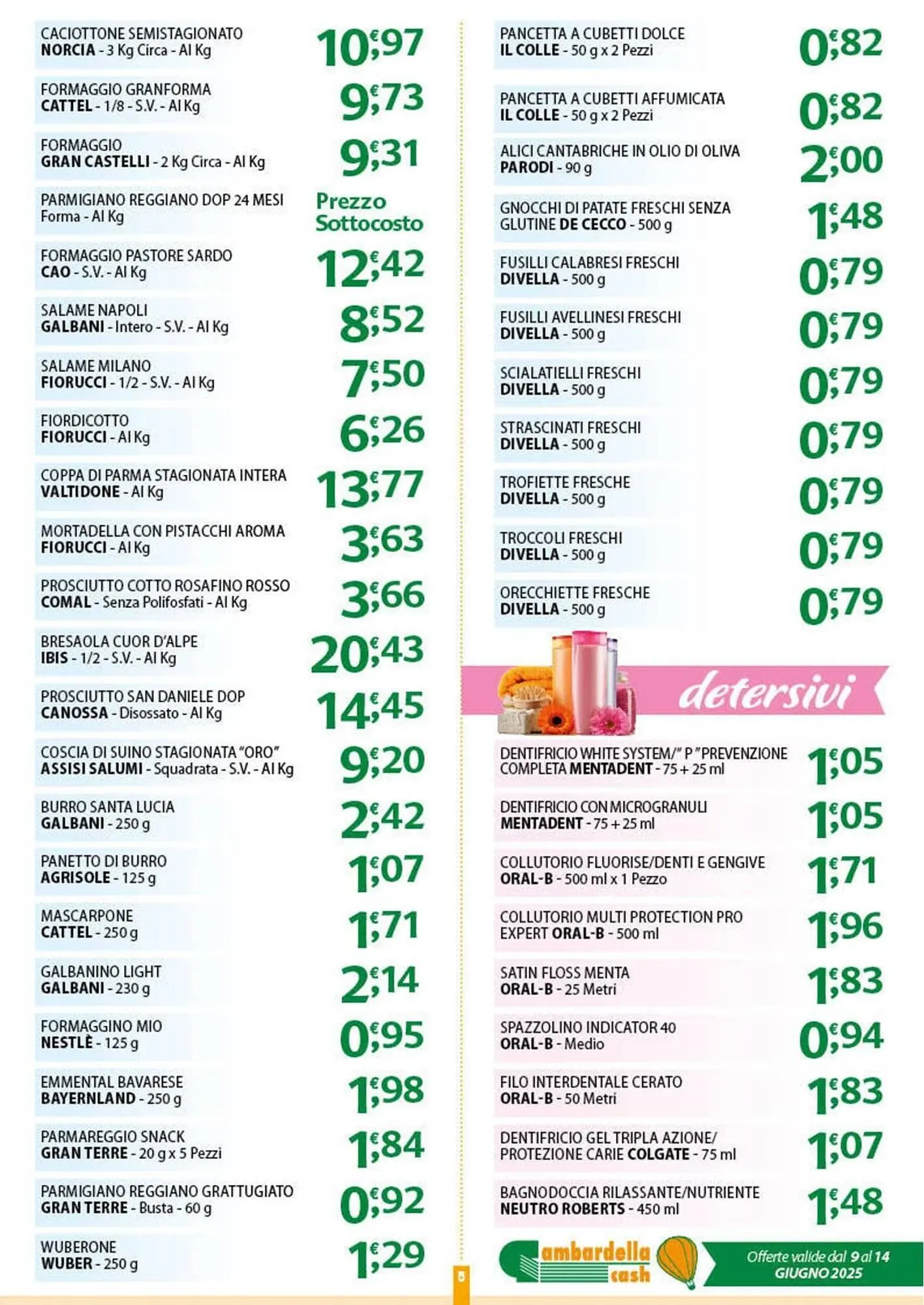 Volantino Gambardella Cash da 9 giugno a 14 giugno di 2025 - Pagina del volantino 5