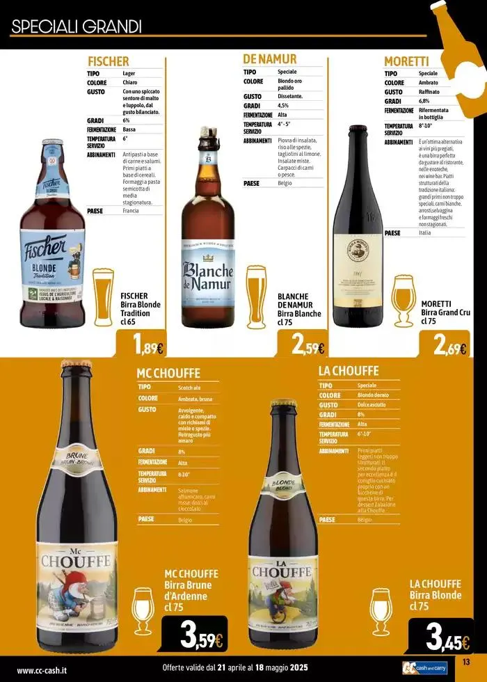 Carta birre 2025 da 22 aprile a 18 maggio di 2025 - Pagina del volantino 13