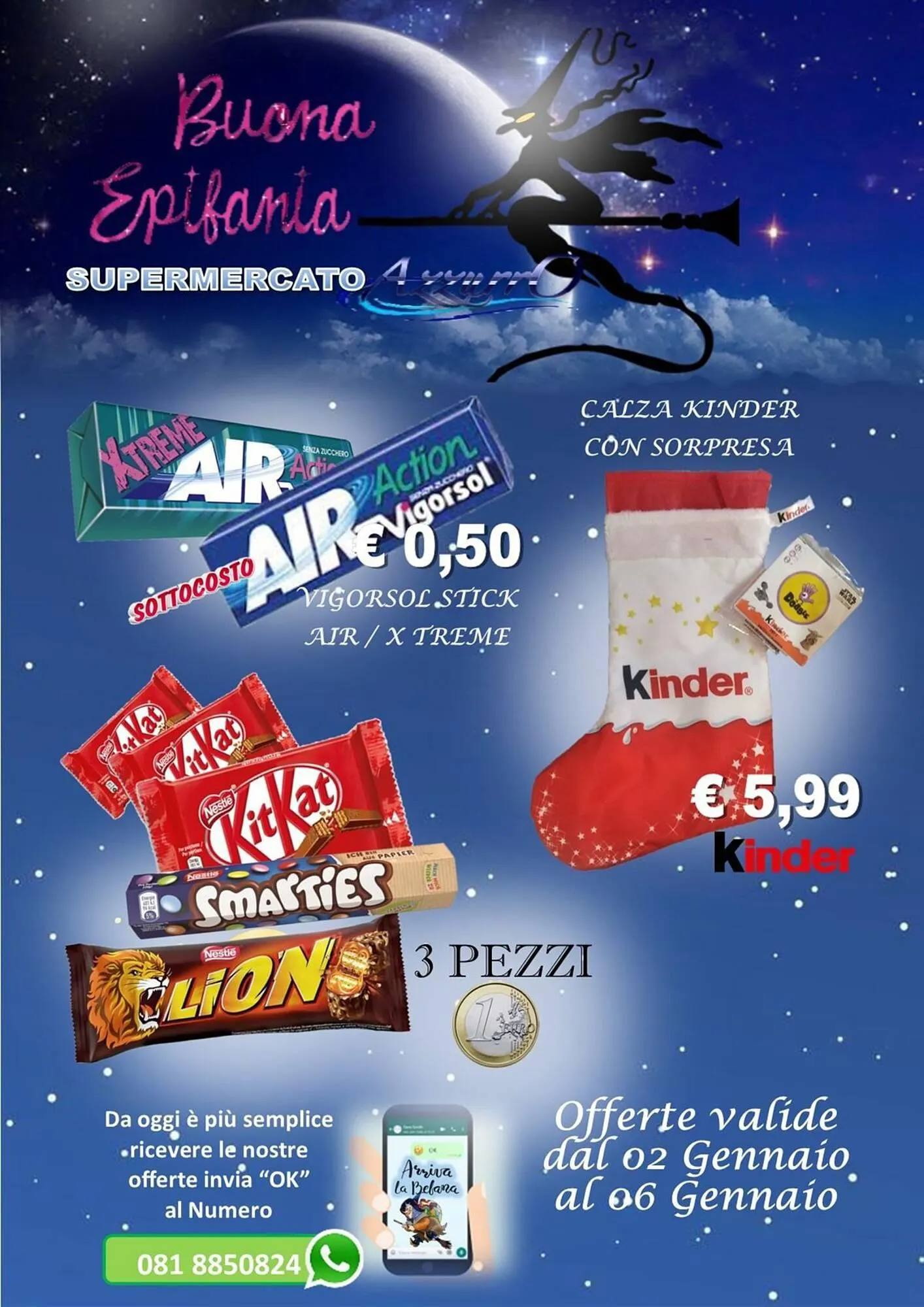 Volantino Supermercato Azzurro da 2 gennaio a 6 gennaio di 2024 - Pagina del volantino 