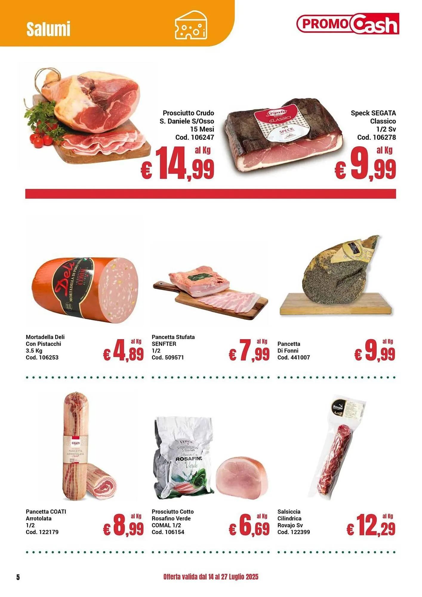 Volantino Centro Cash da 14 luglio a 27 luglio di 2025 - Pagina del volantino 5