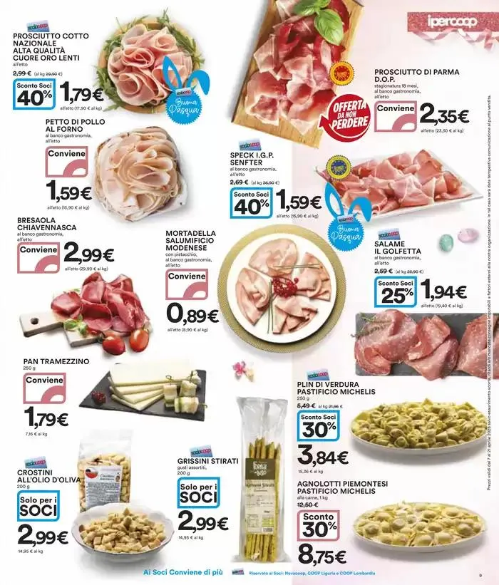 40 prodotti al 40% di sconto da 7 aprile a 21 aprile di 2025 - Pagina del volantino 9