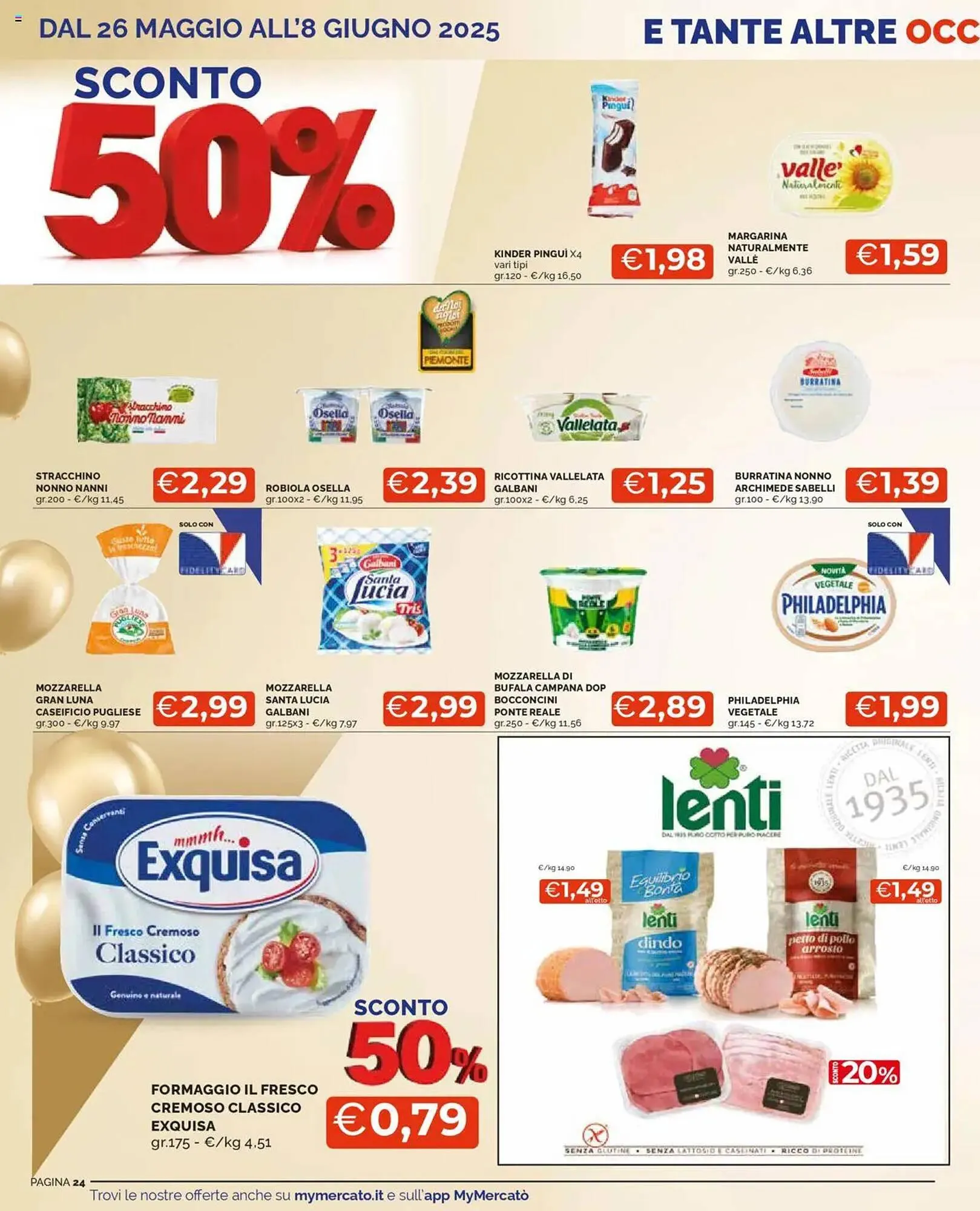 Volantino Mercatò da 26 maggio a 22 giugno di 2025 - Pagina del volantino 24