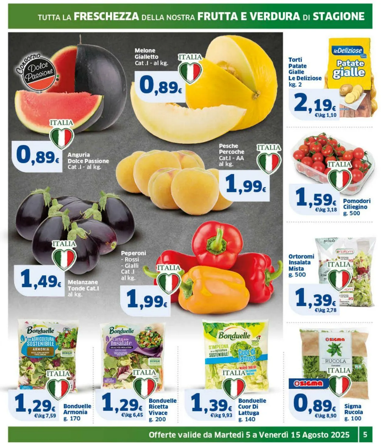 Sigma - Roma Volantino attuale da 5 agosto a 15 agosto di 2025 - Pagina del volantino 5