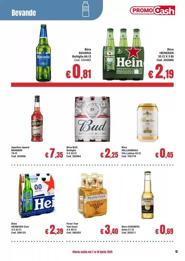 Promo cash da 7 aprile a 19 aprile di 2025 - Pagina del volantino 13
