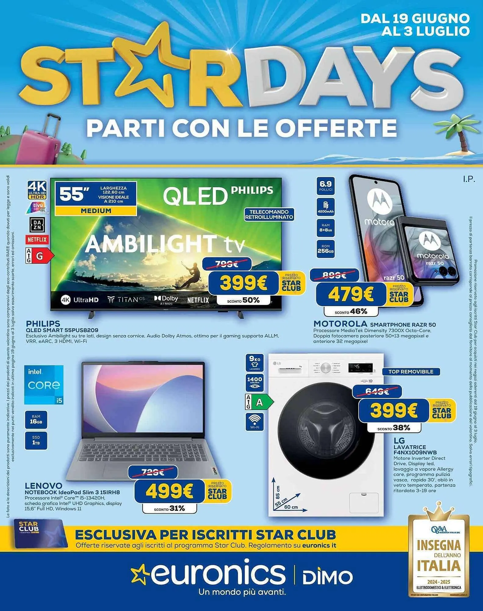 Volantino Euronics da 19 giugno a 3 luglio di 2025 - Pagina del volantino 1